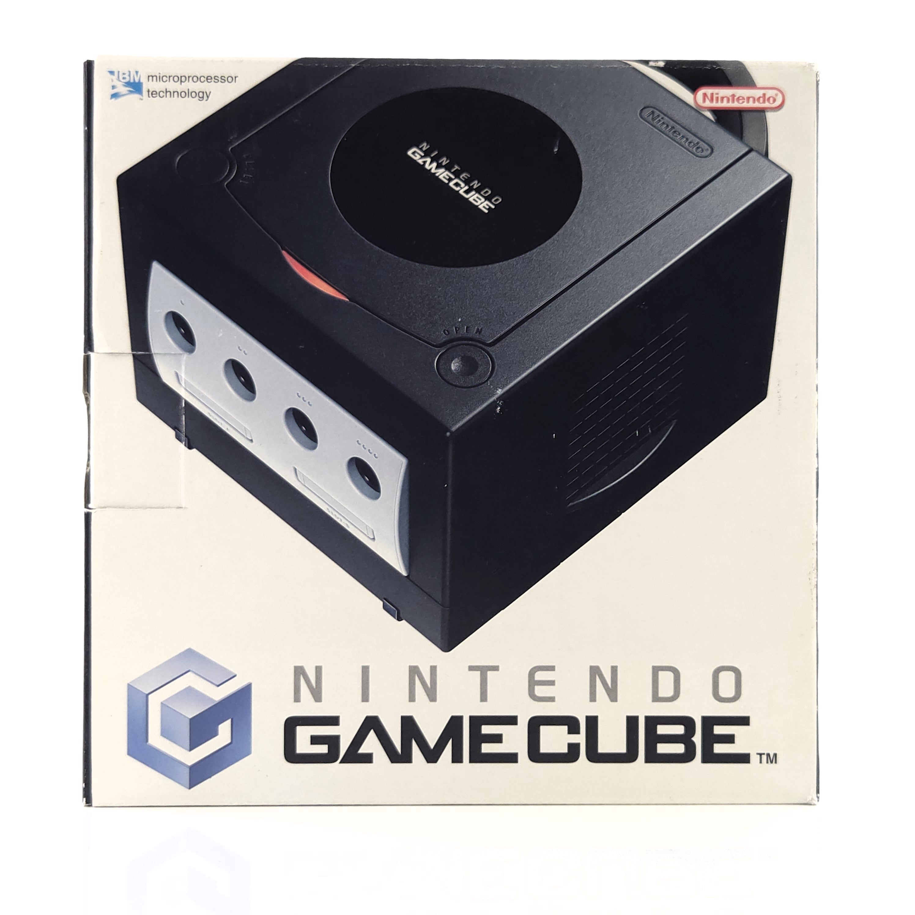 Nintendo Gamecube Konsole : Schwarz / Black in OVP - Inhalt nahezu neuwertig