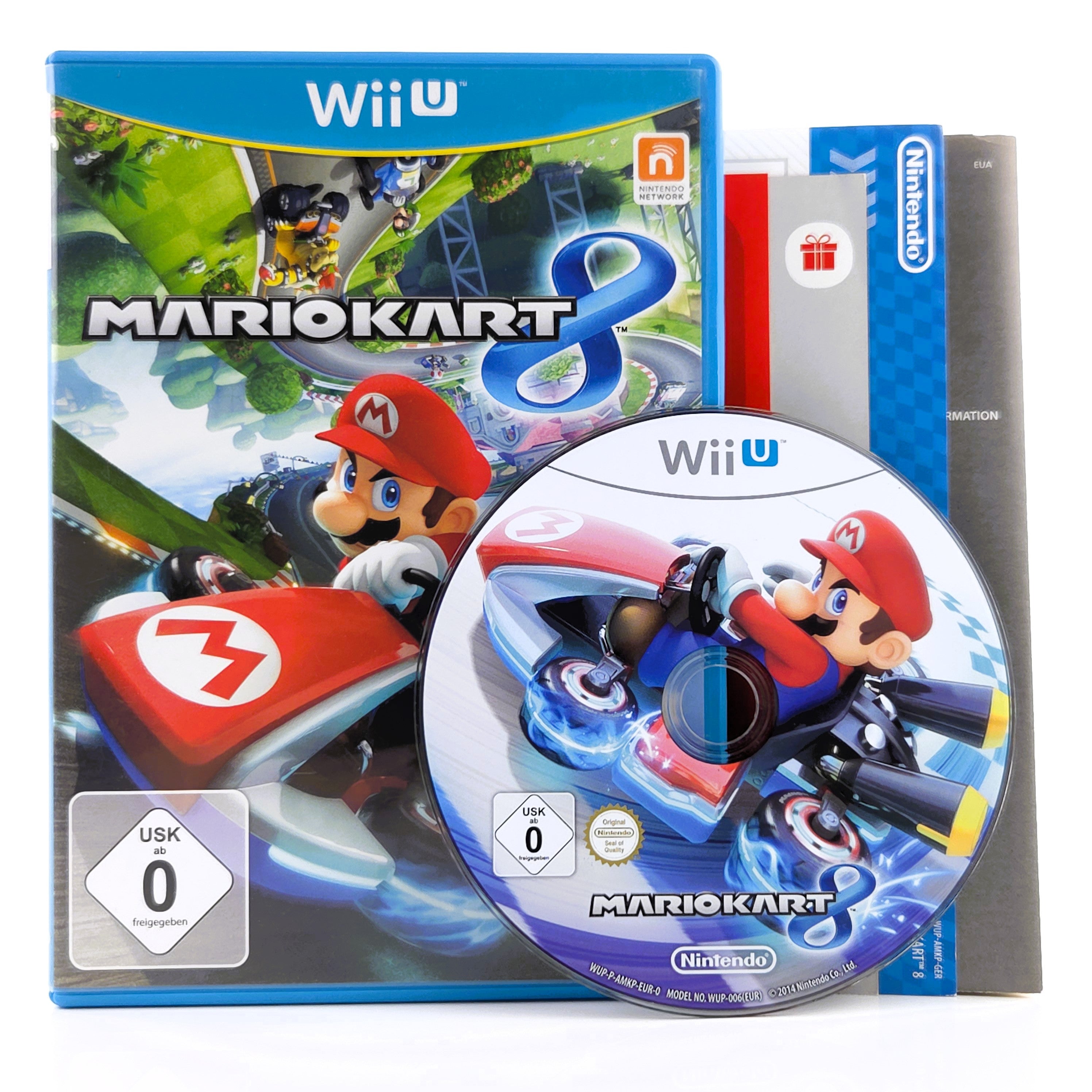 Nintendo Wii U Spiel : Mario Kart 8 - CD Anleitung OVP PAL