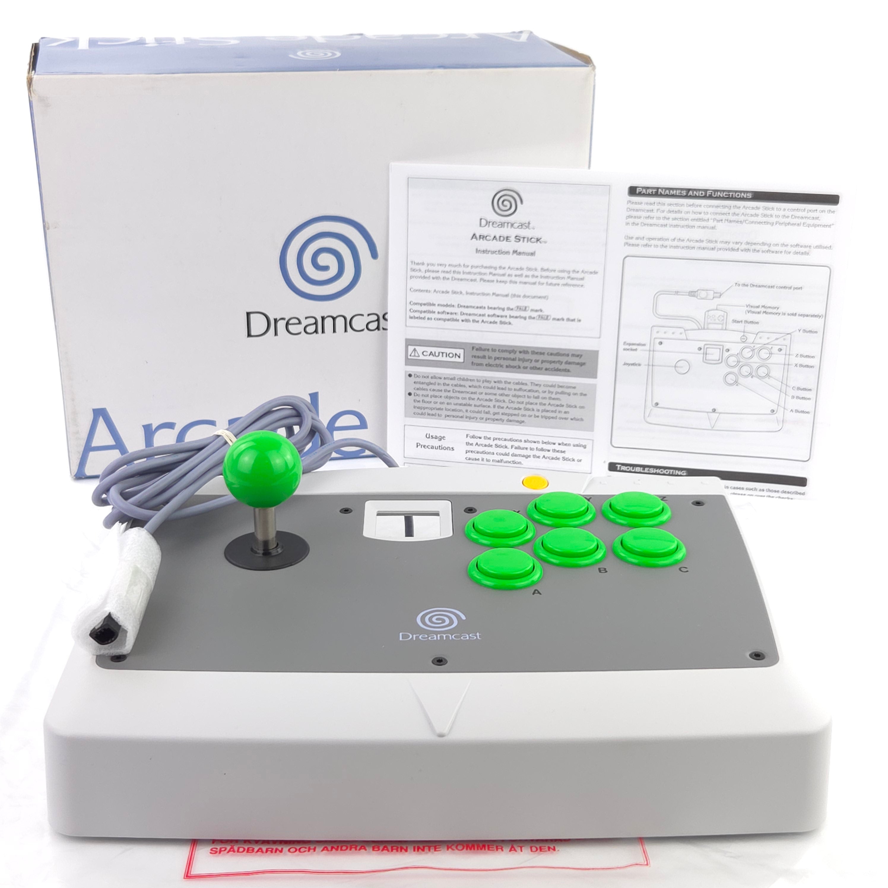 Sega Dreamcast Zubehör : Arcade Stick Controller Gamepad / DC NEU NEW OVP
