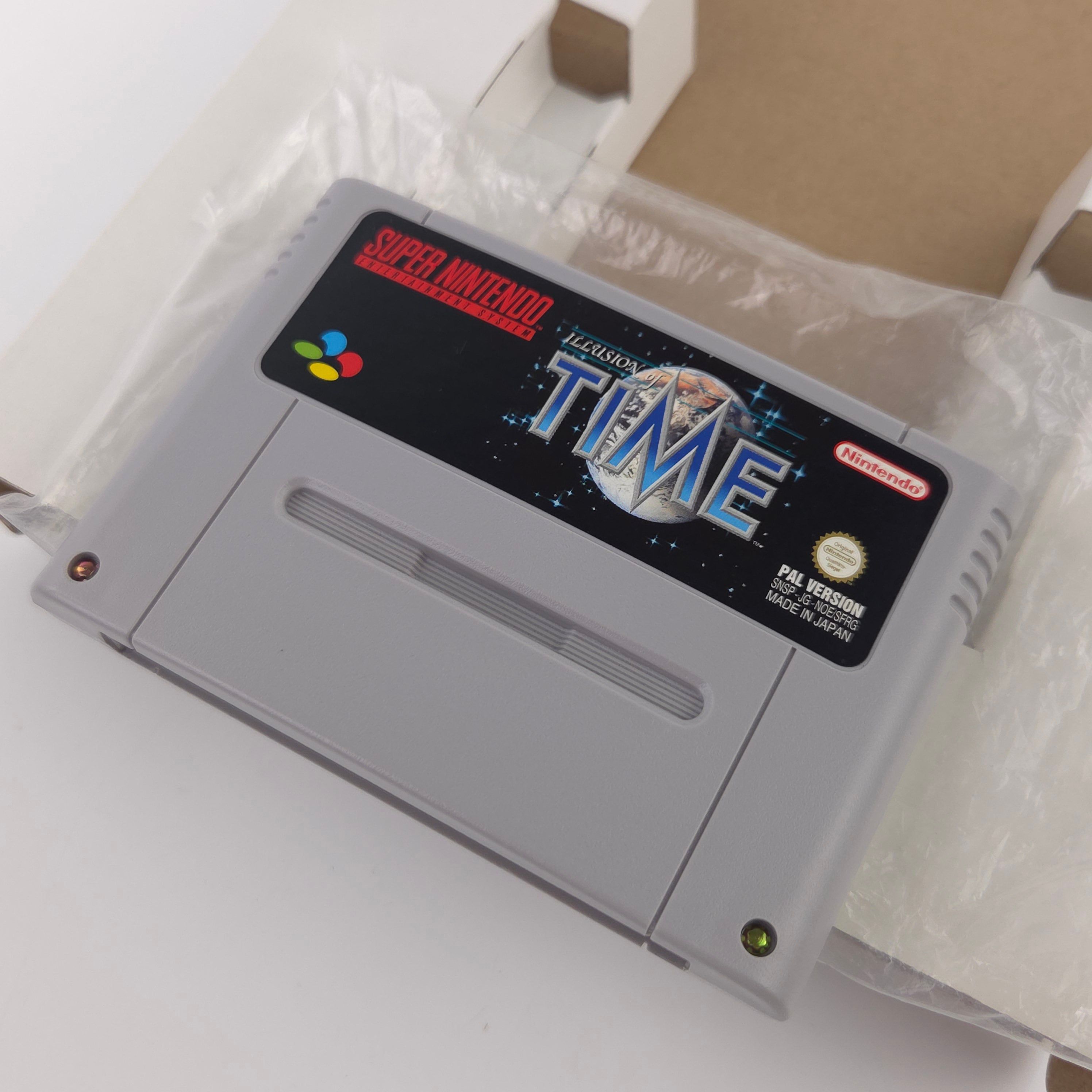 Super Nintendo Spiel : iLLusion of Time - SNES Big Box OVP / PAL dt. NOE