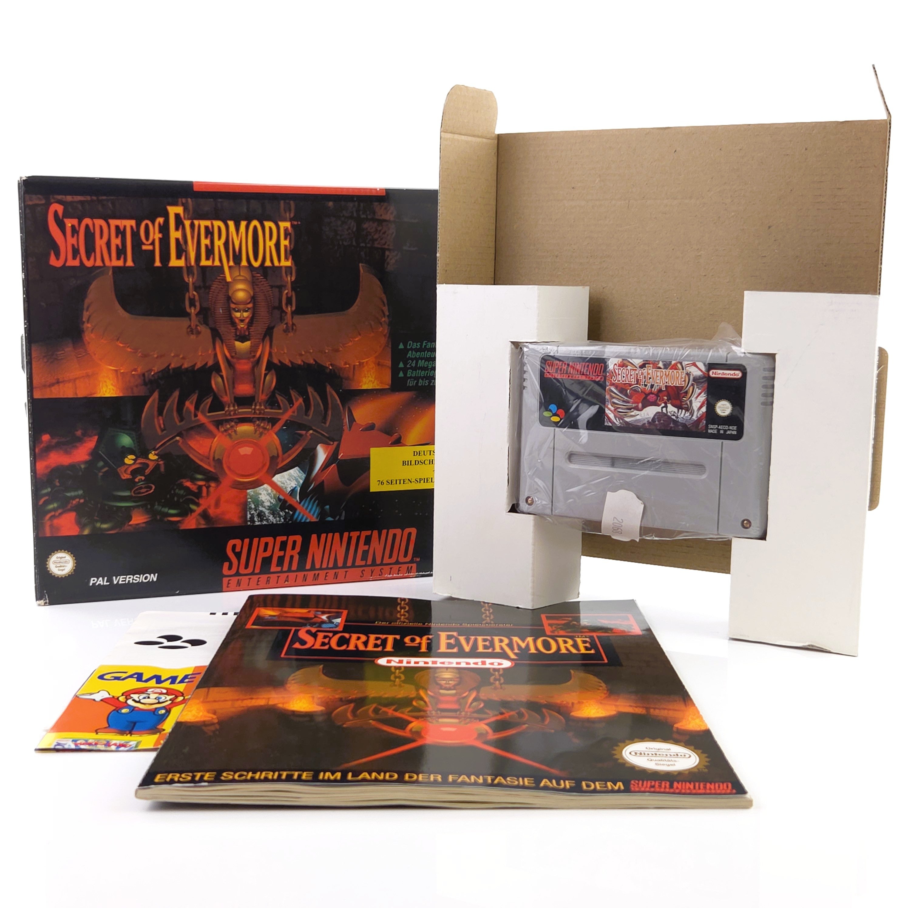 Super Nintendo Spiel : Secret of Evermore - SNES Big Box OVP / PAL dt. NOE