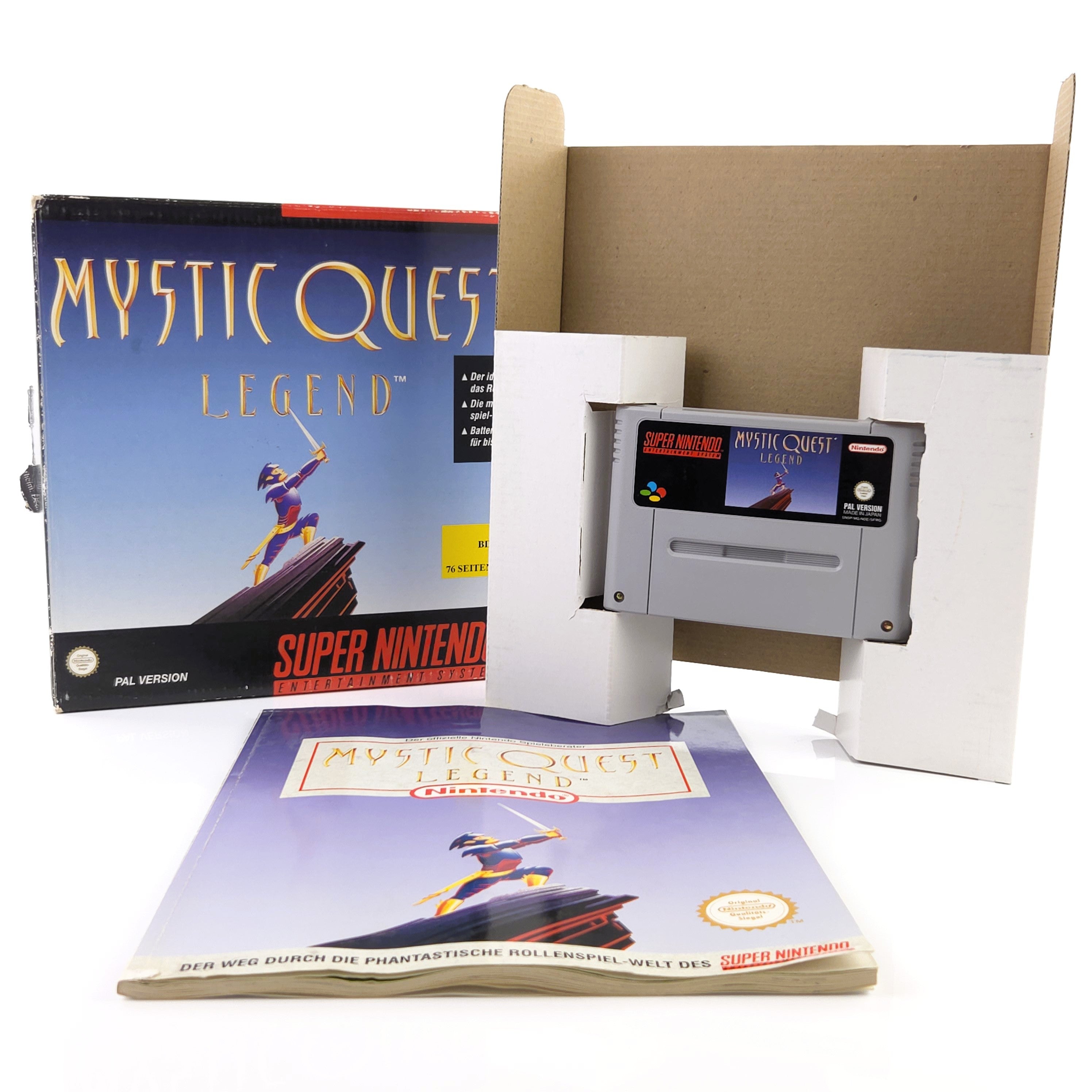Super Nintendo Spiel : Mystic Quest Legend - SNES Big Box OVP / PAL dt. NOE