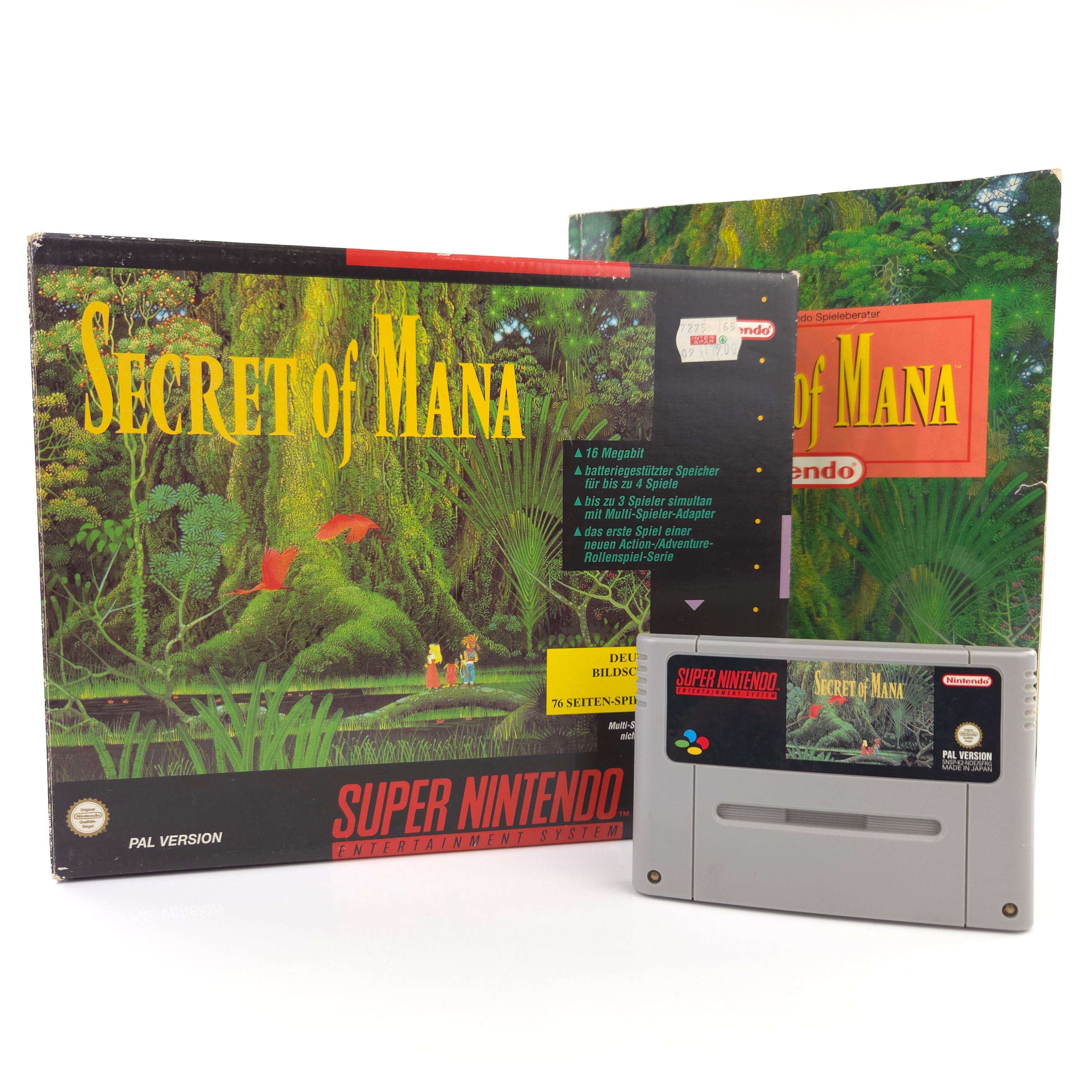 Super Nintendo Spiel : Secret of Mana - SNES Big Box OVP no Inlay / PAL dt. NOE