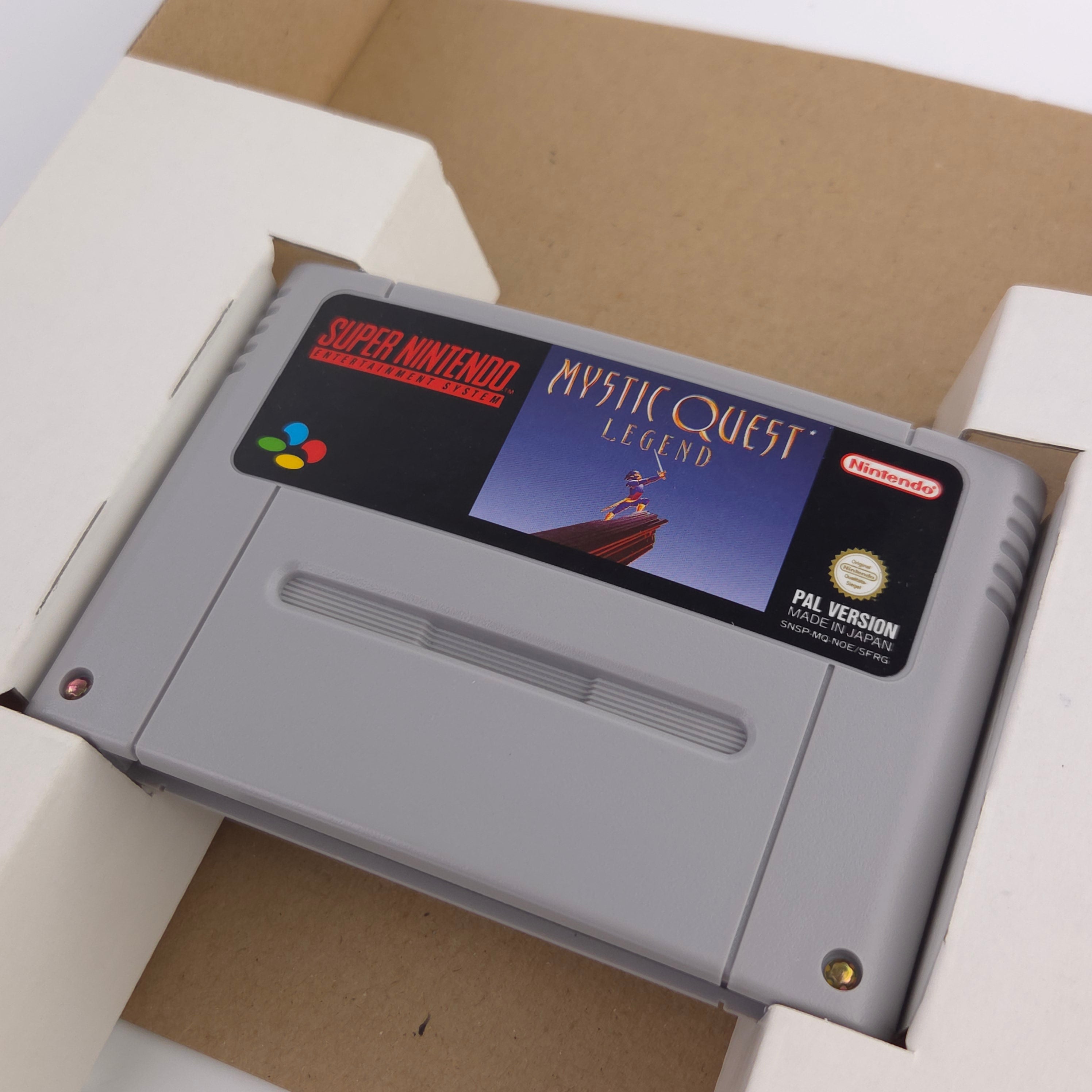 Super Nintendo Spiel : Mystic Quest Legend - SNES Big Box OVP no Inlay / PAL NOE