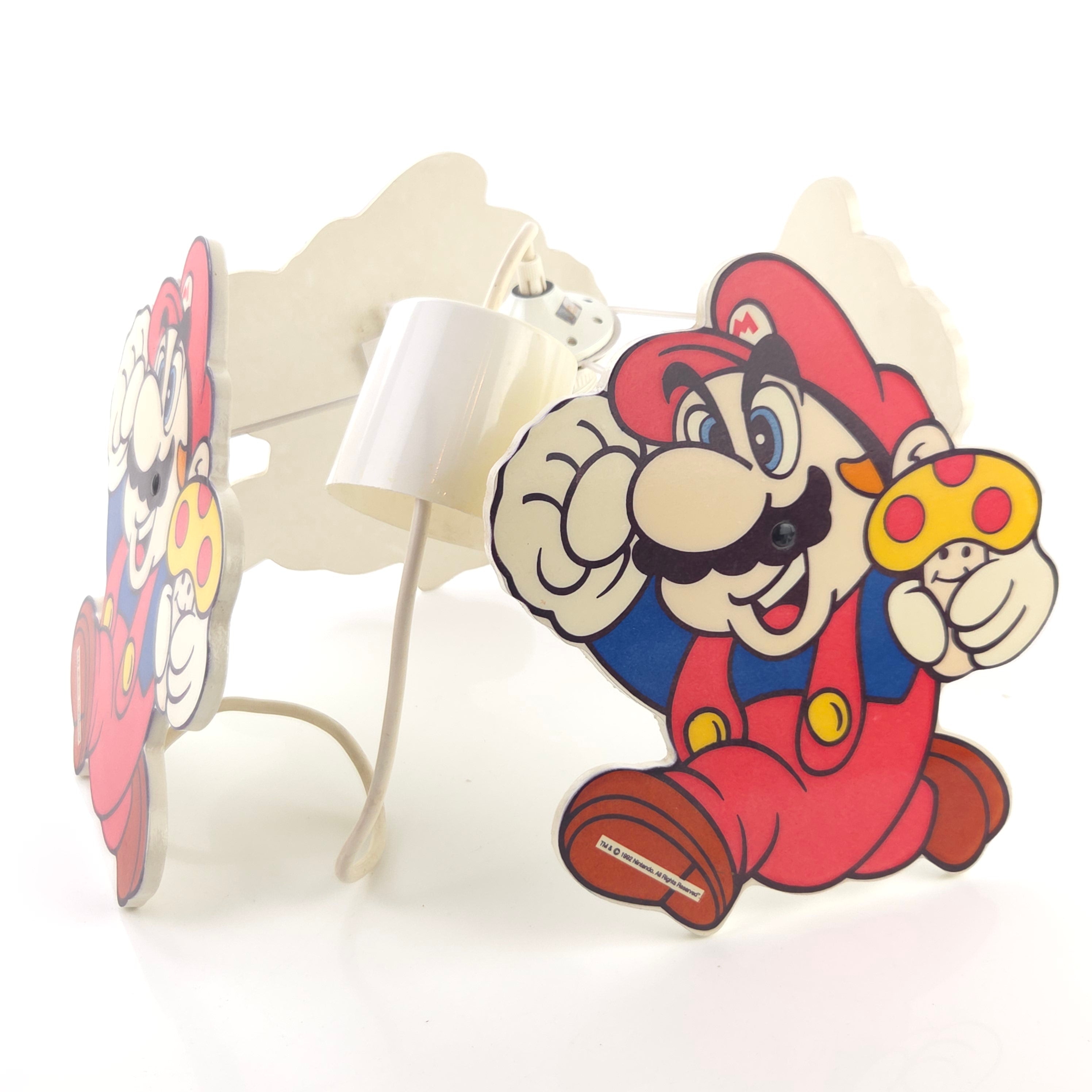 Super Mario Bros 2 Lampe von 1992 - Nintendo Reklame NES / Gameboy Ära SMB PROMO