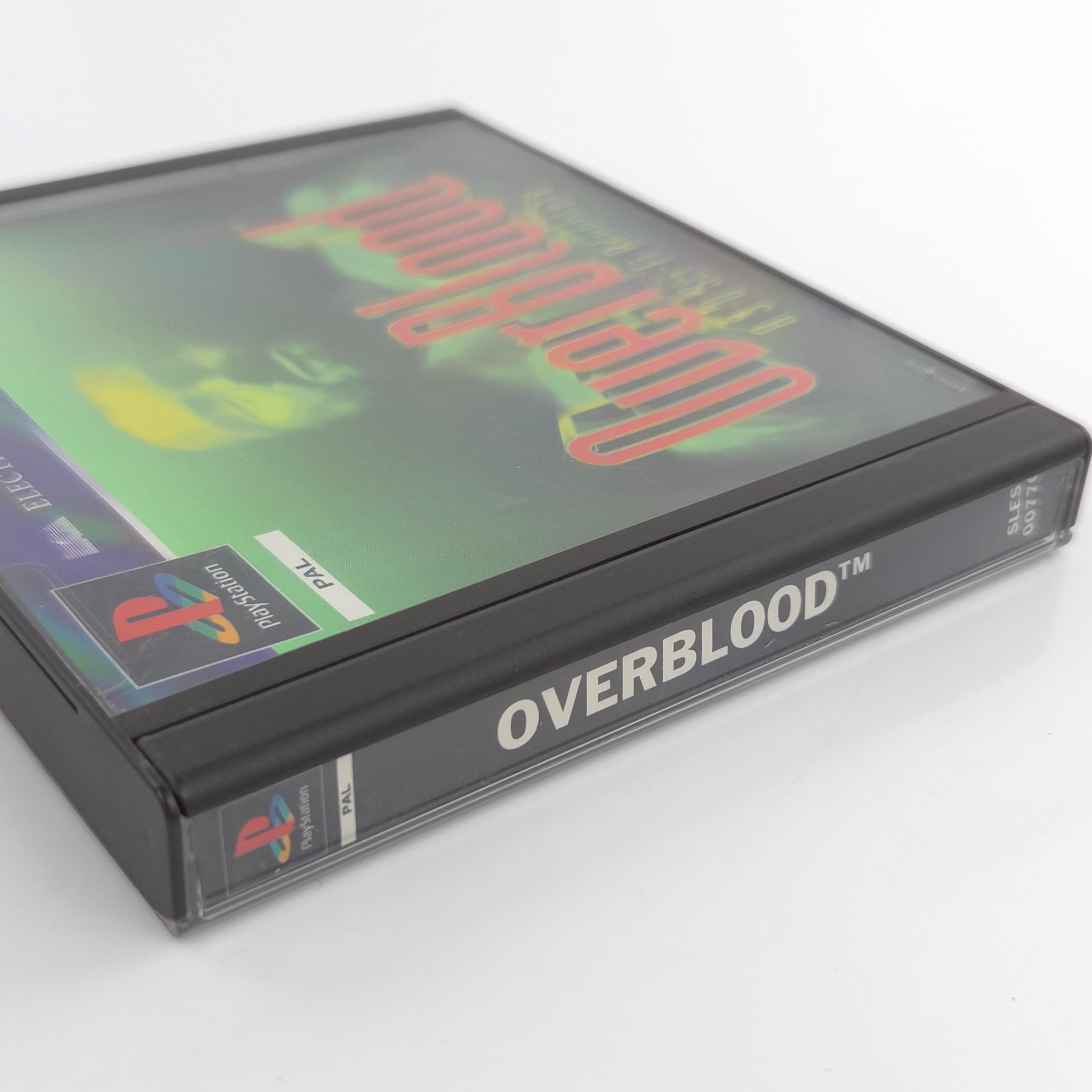 Sony Playstation 1 Spiel: Over Blood a 3-D Sci-Fi Adventure - PS1 PSX OVP (PAL)