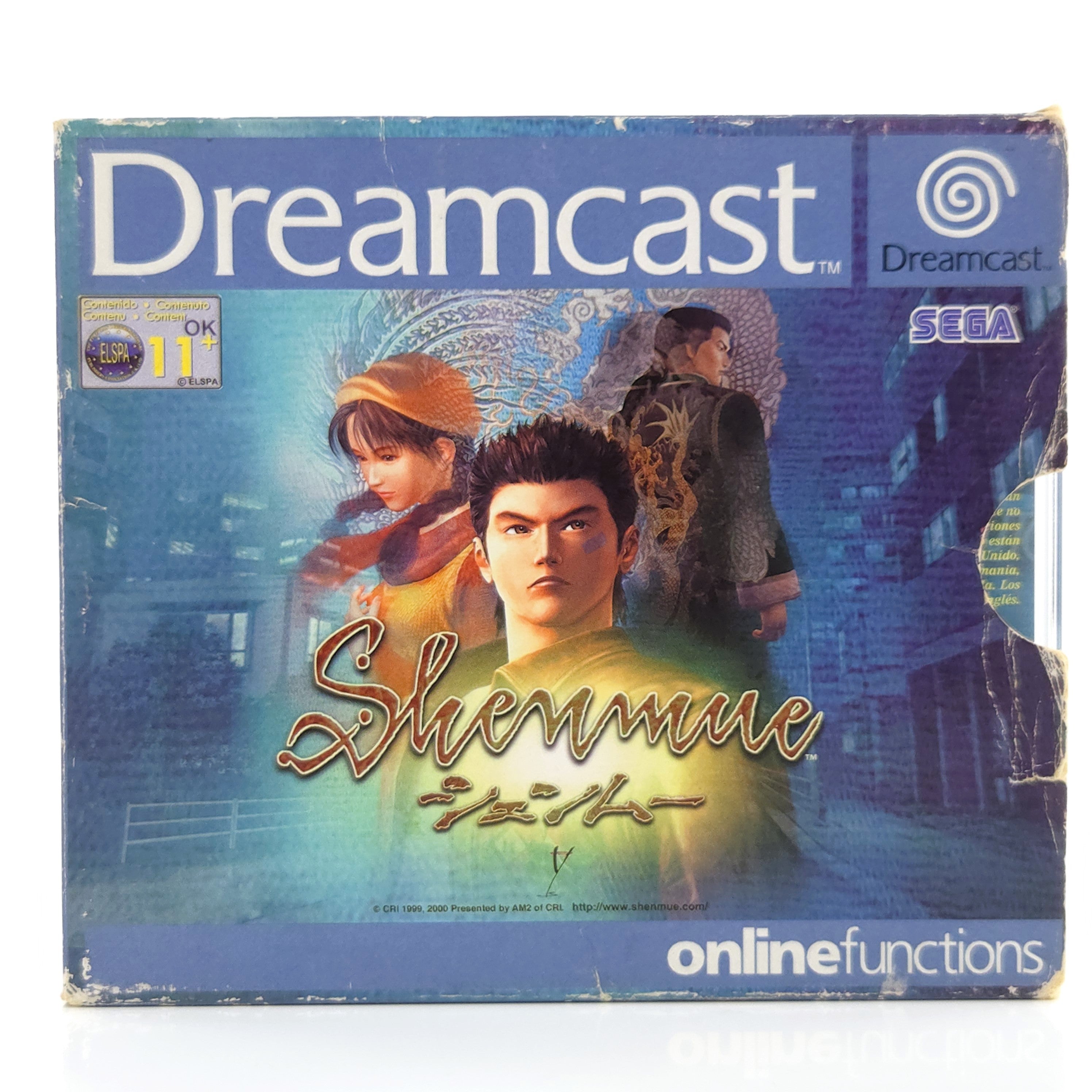 Sega Dreamcast Spiel: Shenmue - Pappschuber OVP DC (PAL EUR)