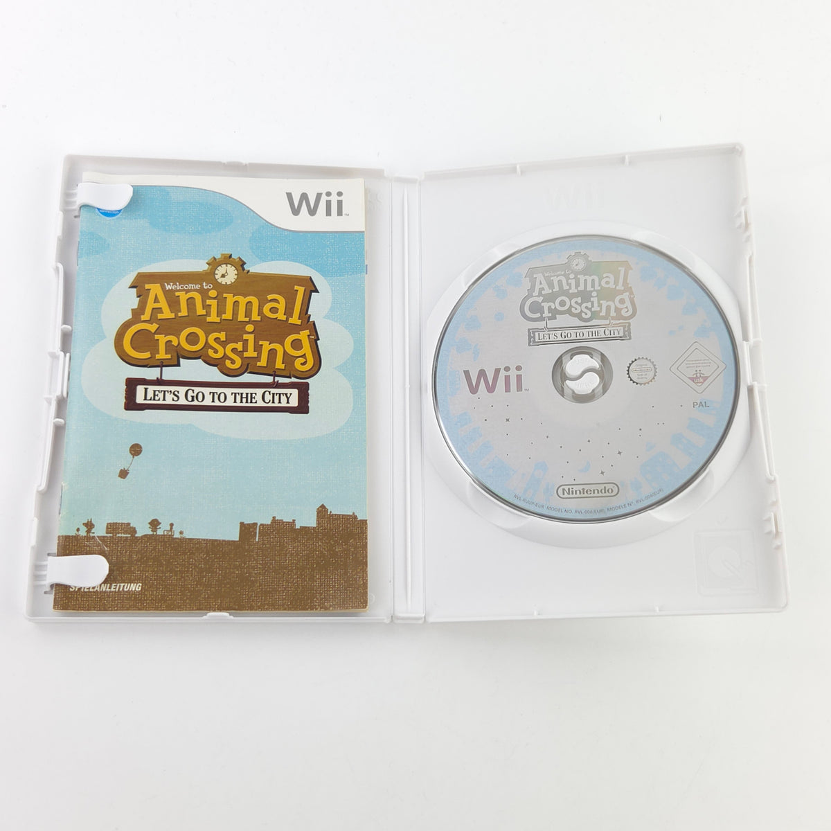 Nintendo Wii Spiel: Animal Crossing Let´s Go the City - OVP (PAL DE)