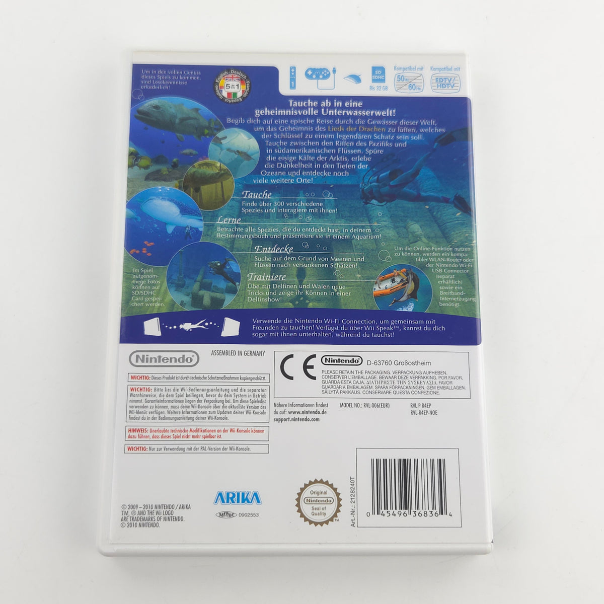 Nintendo Wii Spiel: Endless Ocean 2 der Ruf des Meeres - OVP (PAL DE)