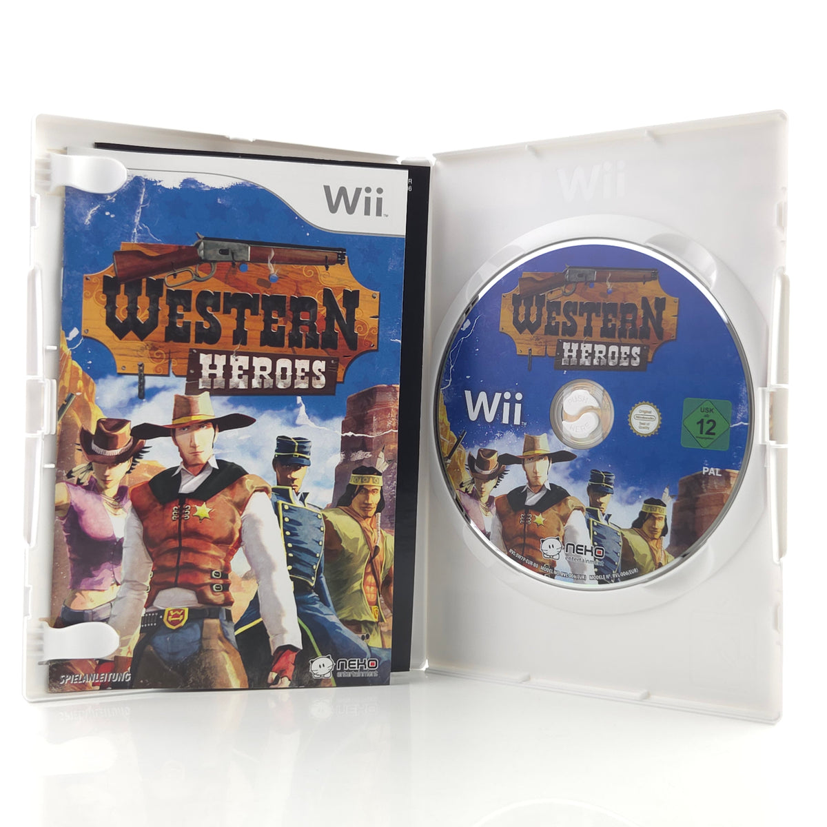 Nintendo Wii Spiel: Western Heroes - CD Anleitung OVP (PAL DE)