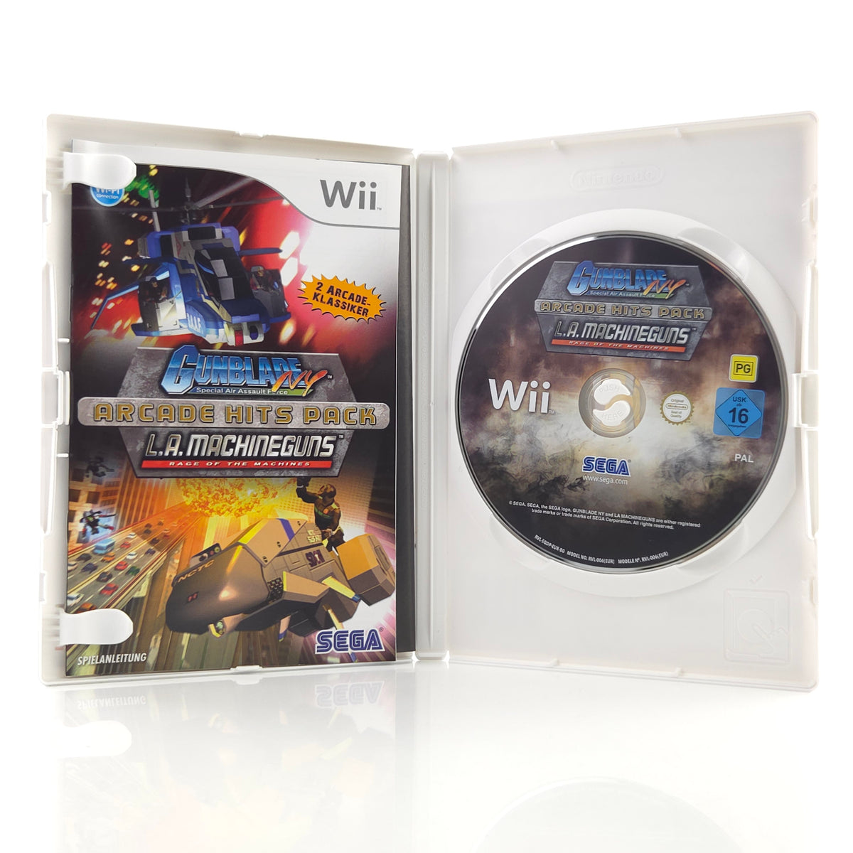 Nintendo Wii Spiel: Arcade Hits Pack Gunblade & L.A. Machine Guns - OVP (PAL DE)