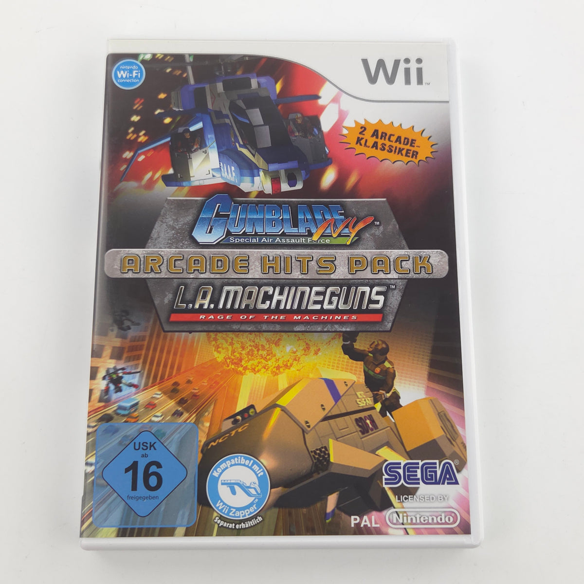 Nintendo Wii Spiel: Arcade Hits Pack Gunblade & L.A. Machine Guns - OVP (PAL DE)