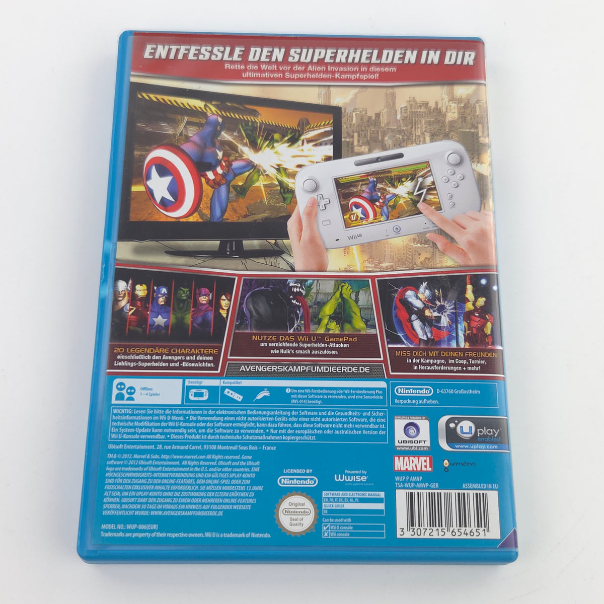 Nintendo Wii U Spiel: Marvel Avengers Kampf um die Erde (OVP PAL DE)