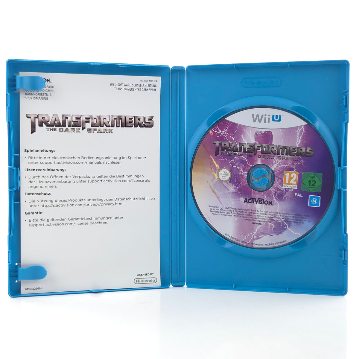 Nintendo Wii U Spiel: Transformers The Dark Spark - CD Anleitung OVP (PAL DE)