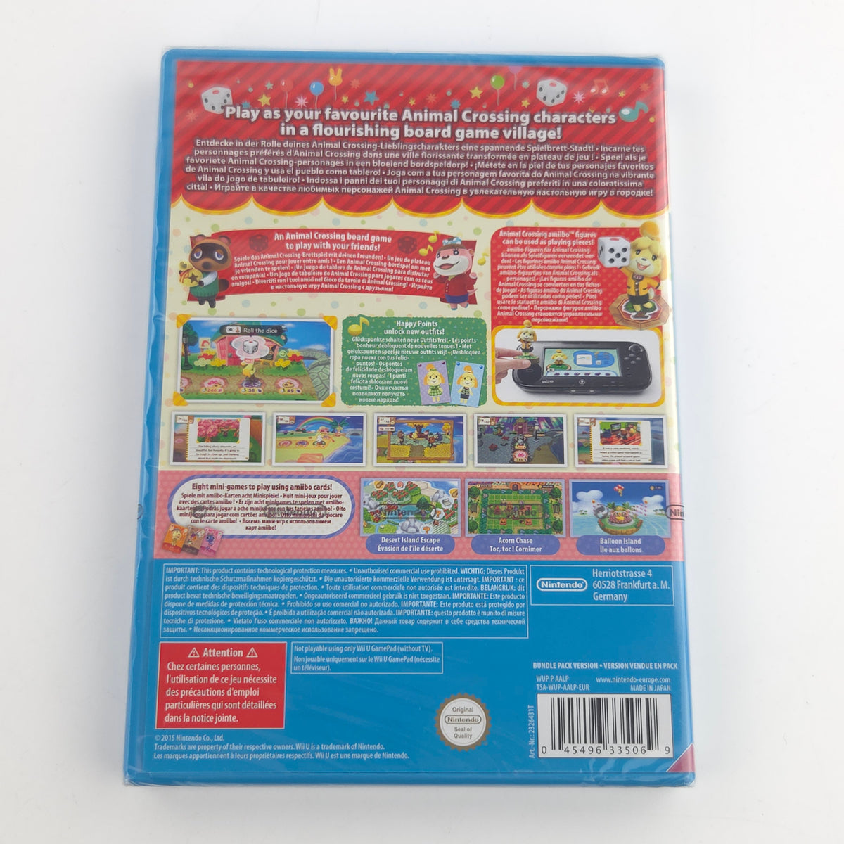 Nintendo Wii U Spiel: Animal Crossing Amiibo Festival - NEU SEALED OVP (PAL EUR)