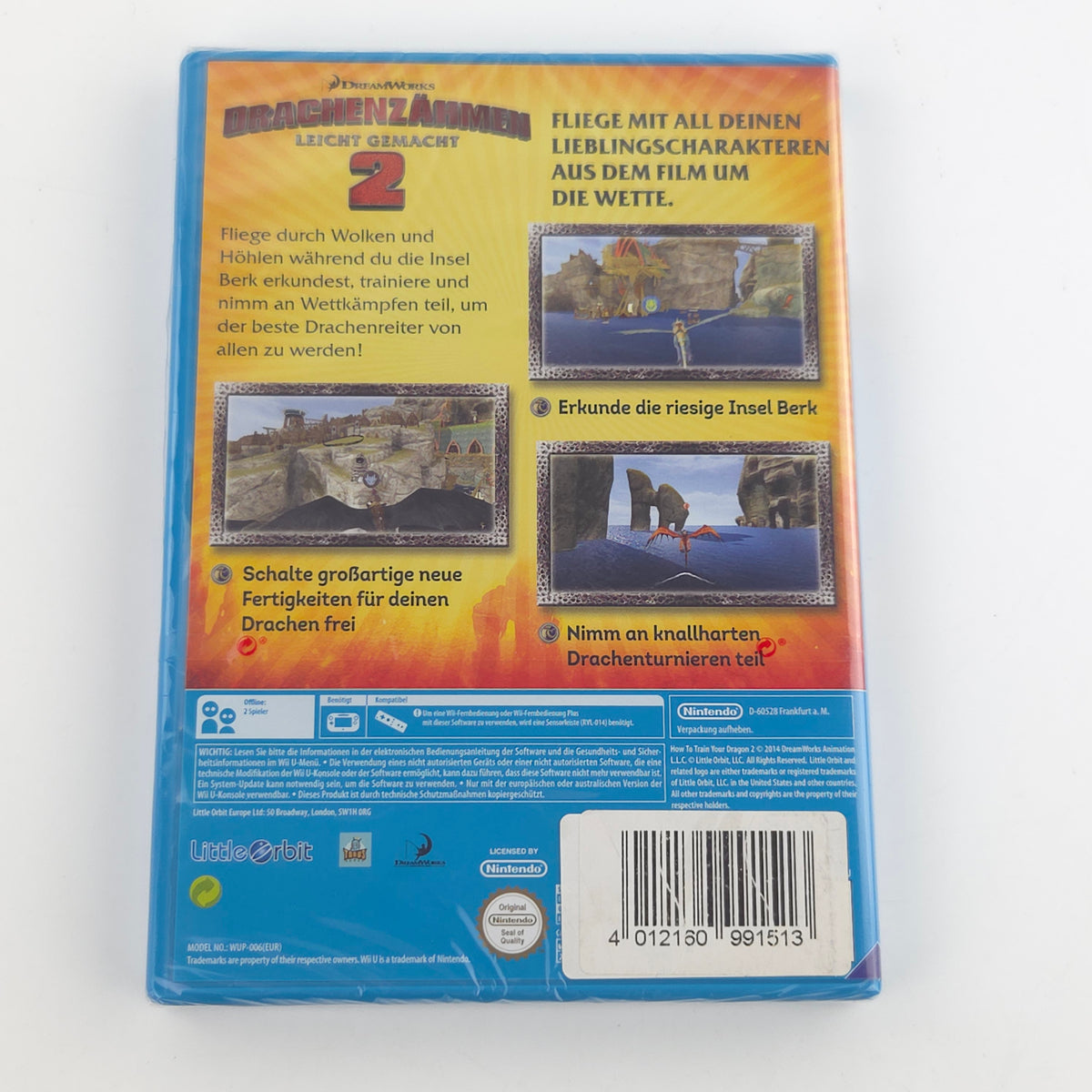 Nintendo Wii U Spiel: Drachenzähmen leicht gemacht 2 - NEU SEALED OVP (PAL DE)