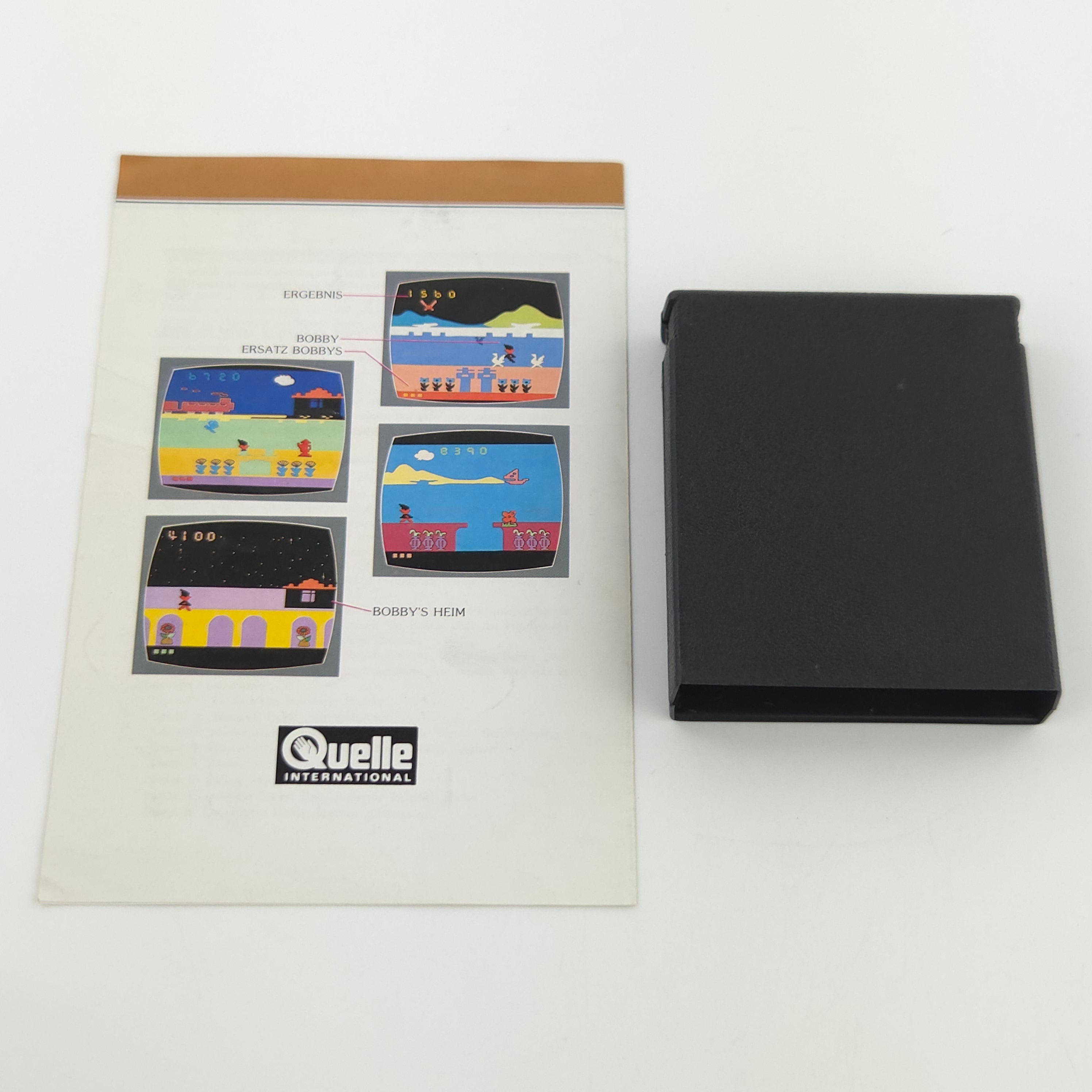 Atari 2600 Spiel Bobby geht Heim Modul Anleitung PAL 1983