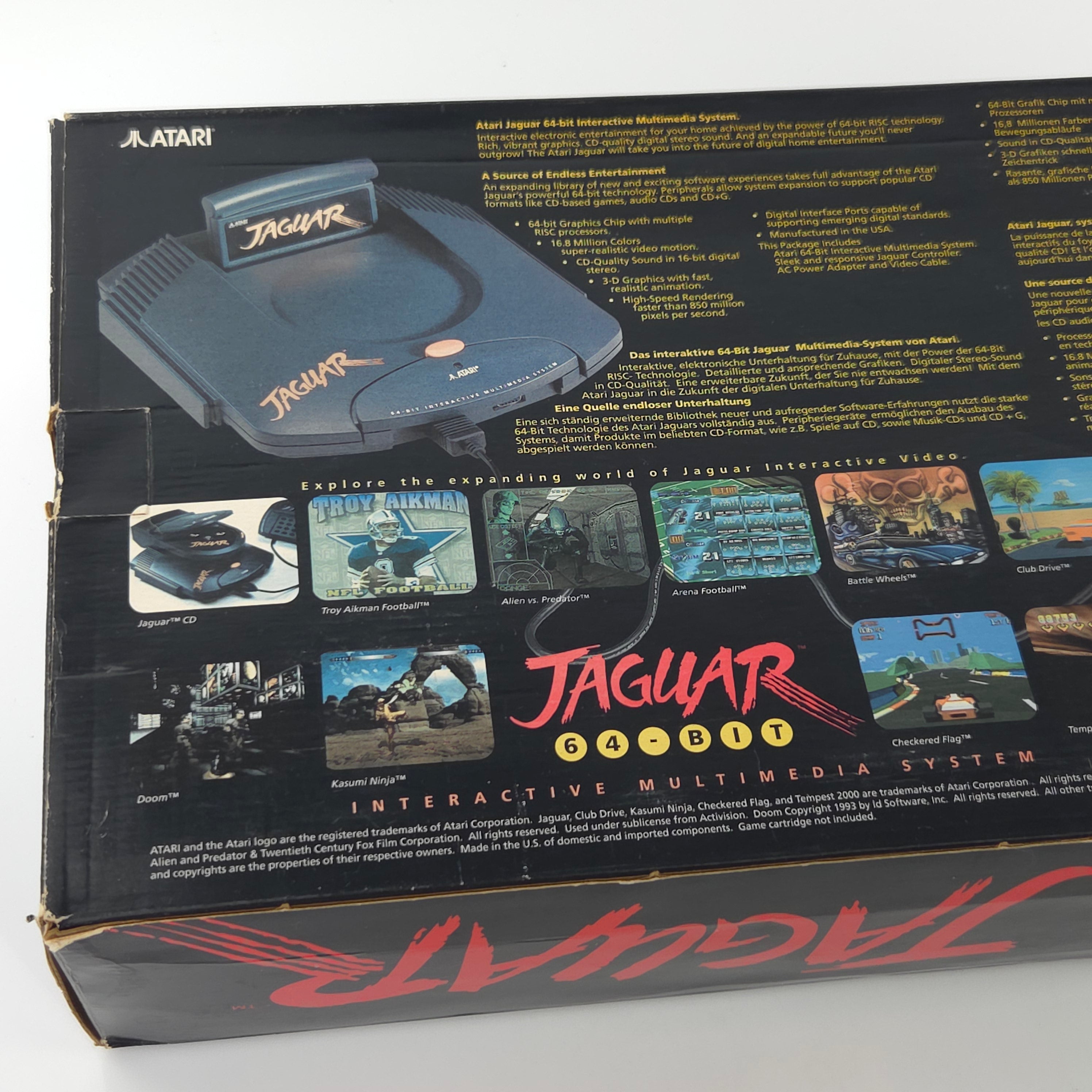 Atari Jaguar 64 Bit Konsole OVP USA