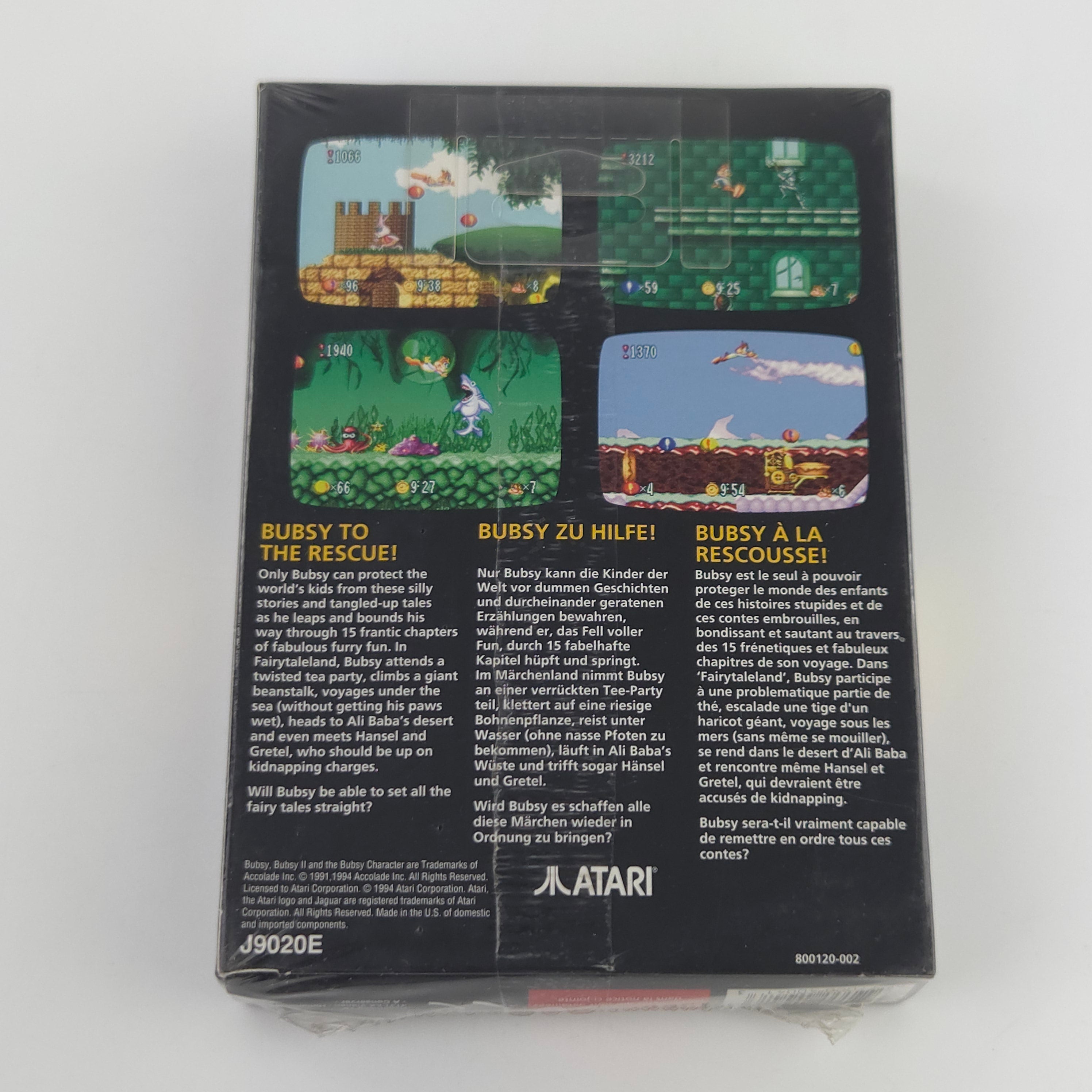 Atari Jaguar Spiel Bubsy in Fractured Furry Tales Neu