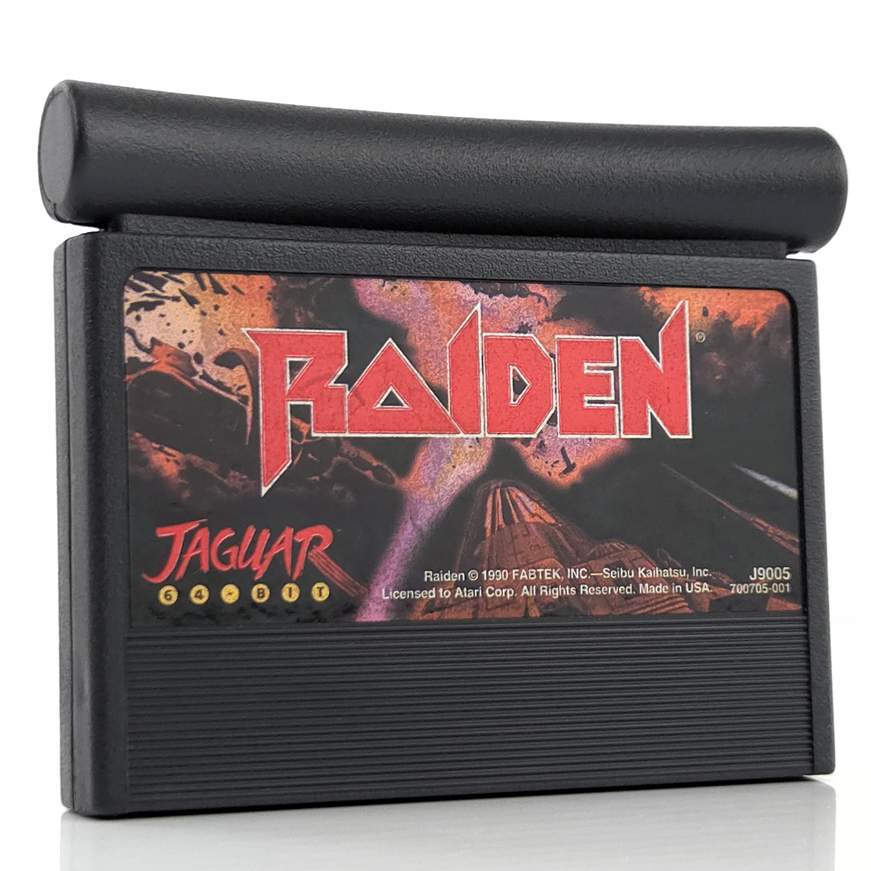 Atari Jaguar Spiel Raiden 64 Bit Modul Cartridge