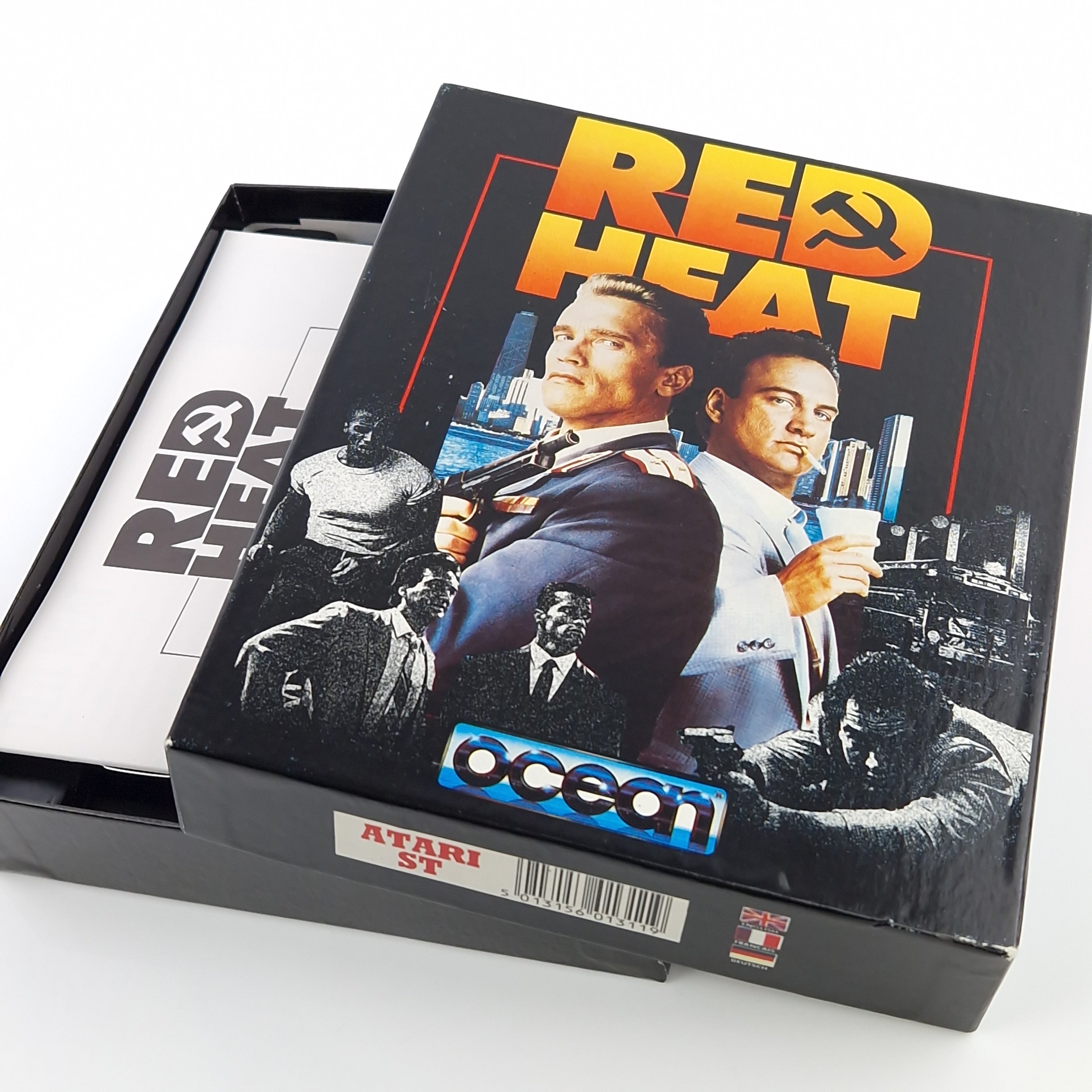 Atari ST Spiel – Red Heat (OVP Anleitung Diskette)