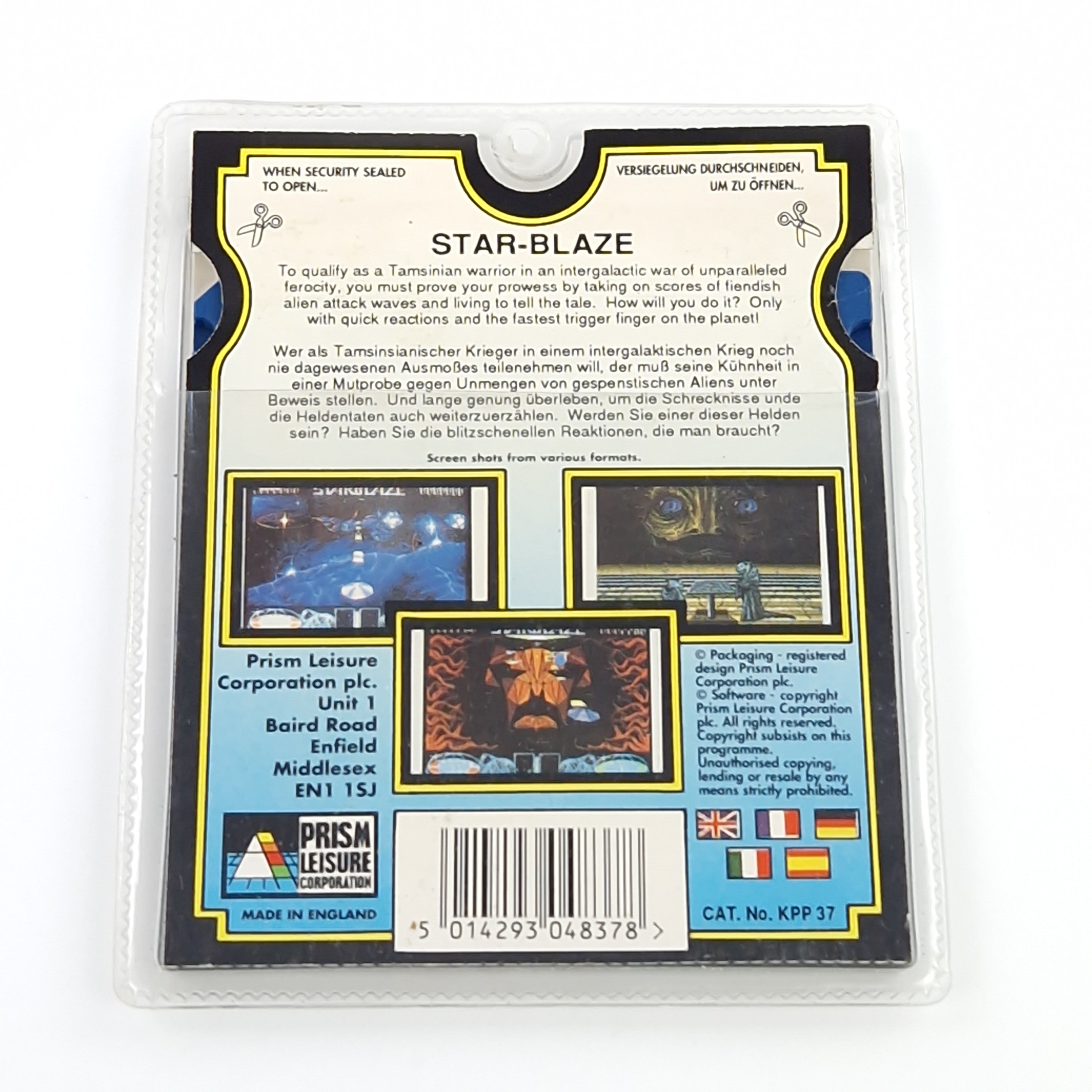 Atari ST Spiel – Star-Blaze Pocket Power Collection Diskette