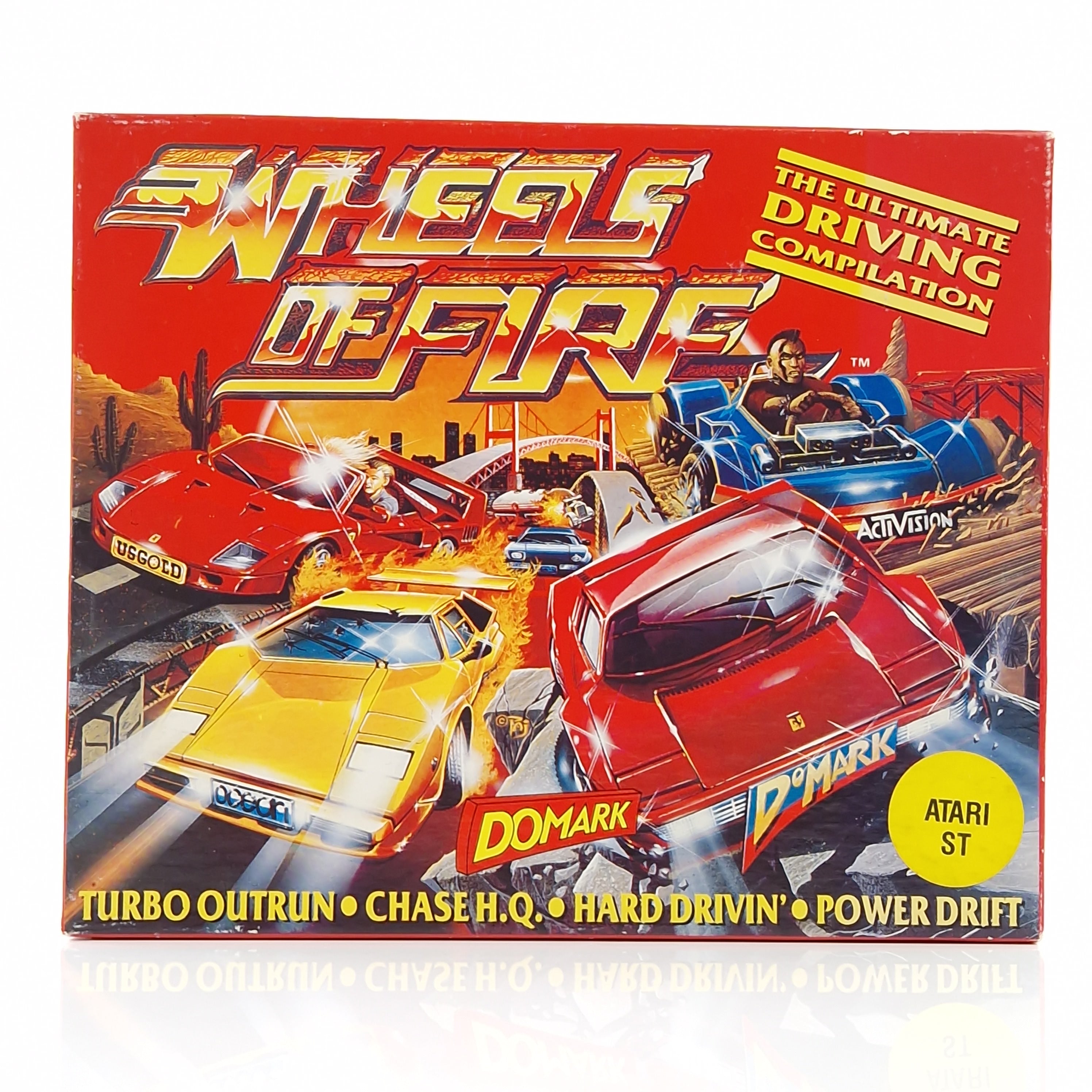 Atari ST Spiel – Wheels of Fire OVP Anleitung 4 Spiele