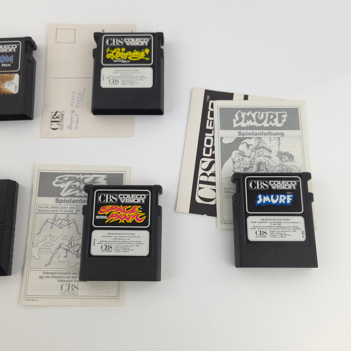 Coleco Vision Konsole 5 Spiele Set gut