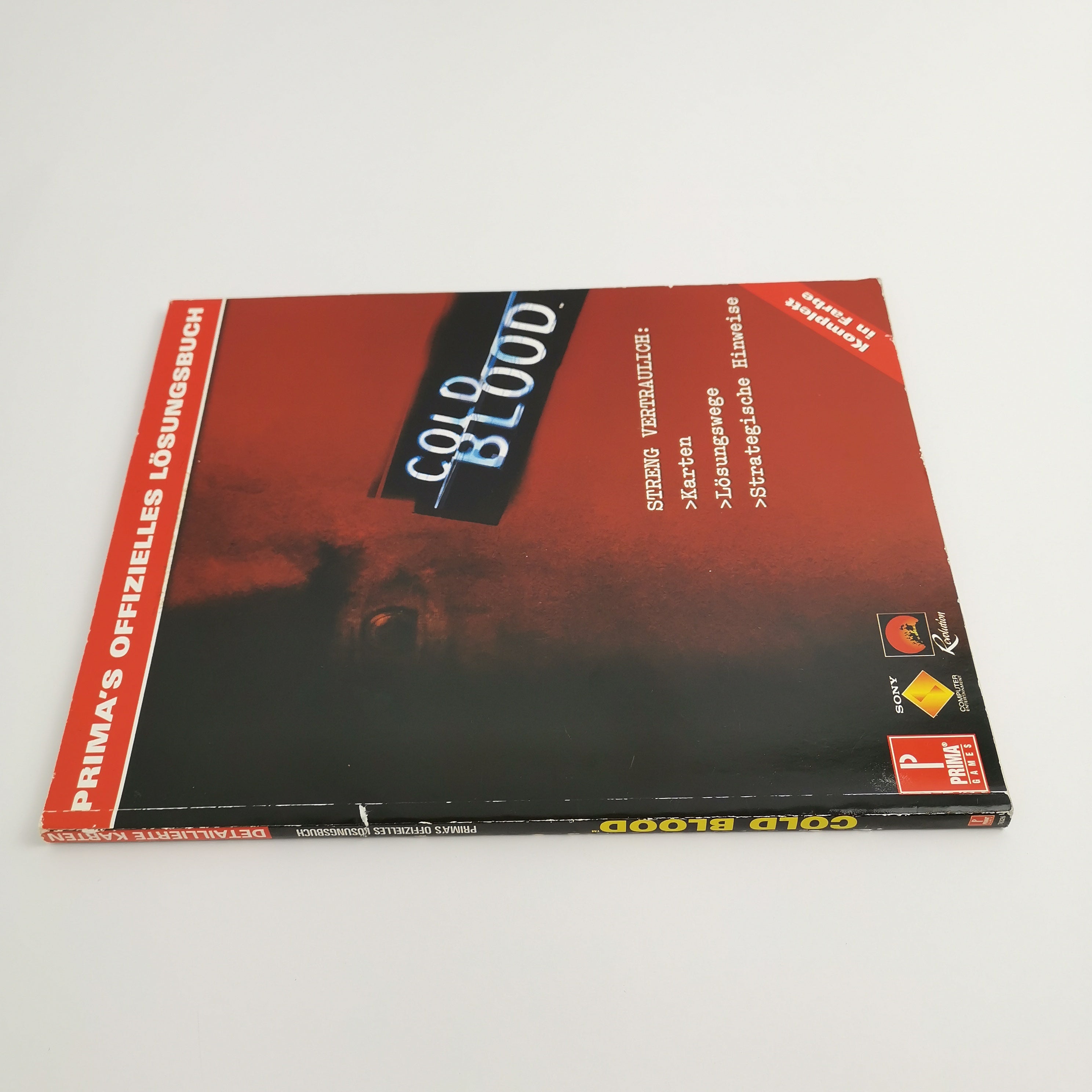 PlayStation Cold Blood Primas offizielles Lösungsbuch PS1