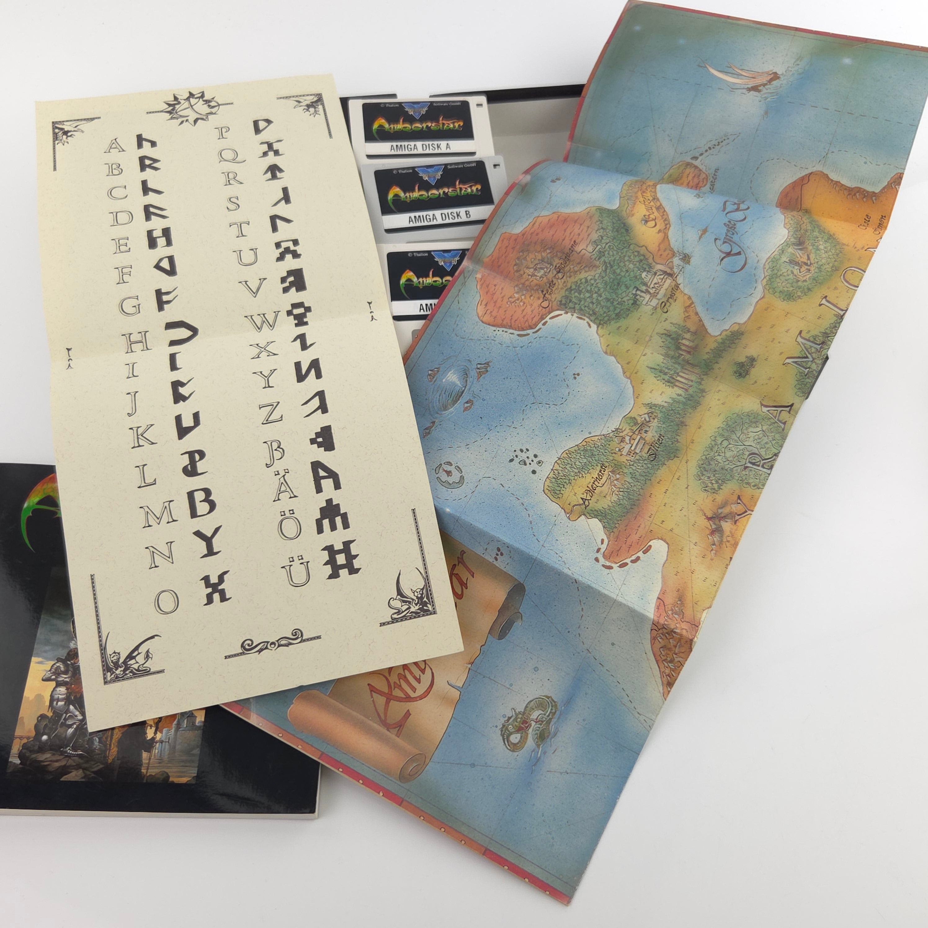 Amiga Spiel Amberstar Thalion Big Box OVP PAL 1992