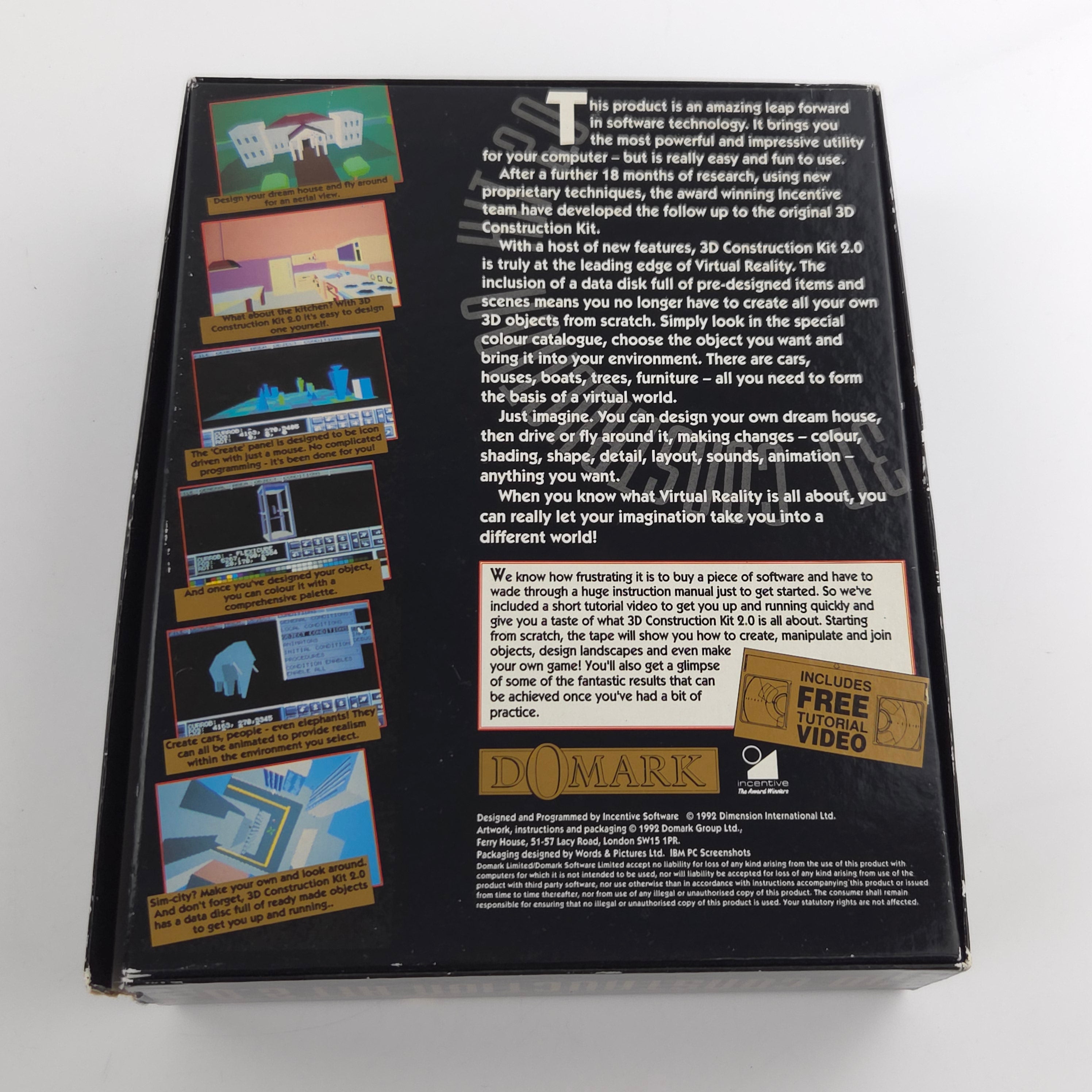 Amiga Spiel 3D Construction Kit 2.0 Big Box OVP PAL