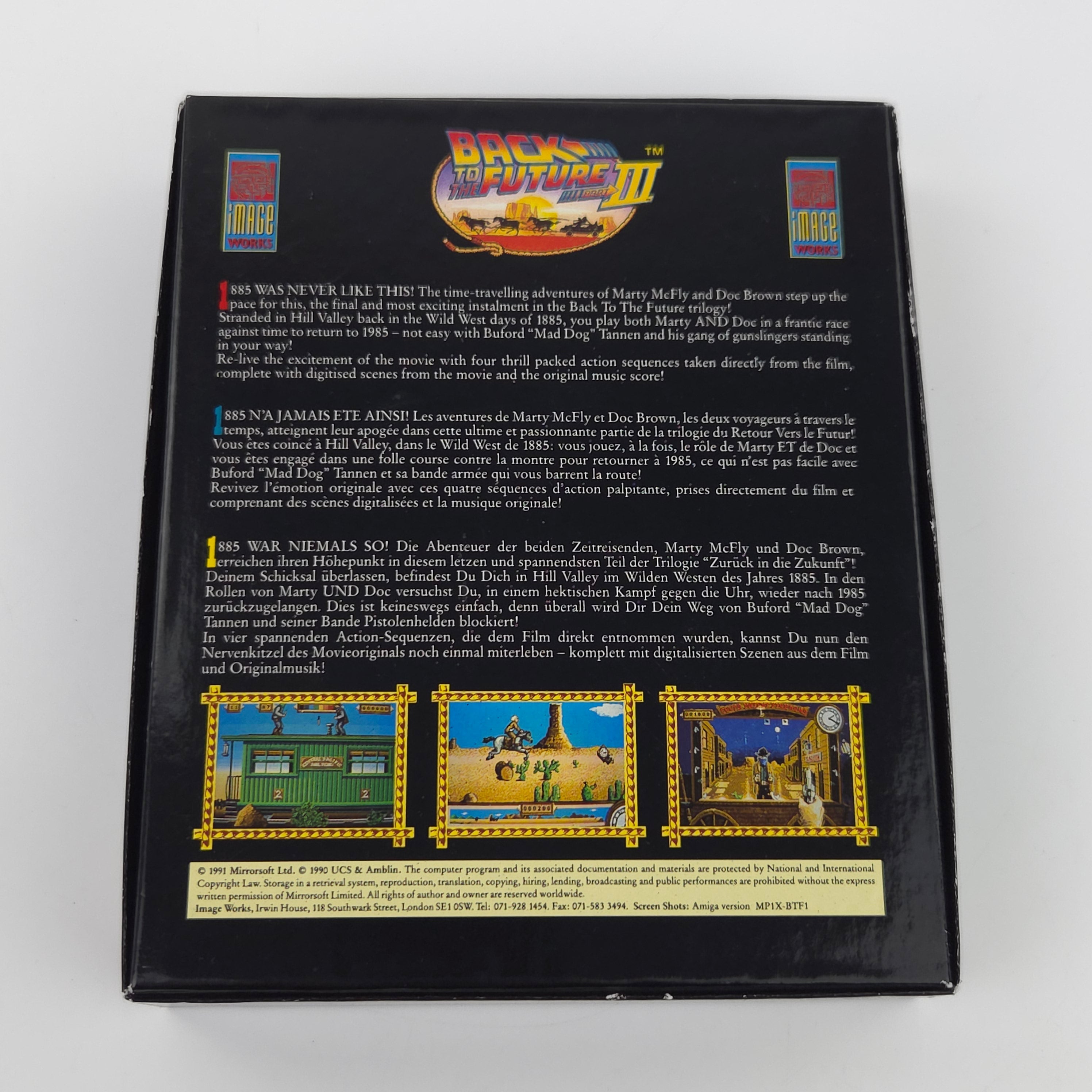 Commodore Amiga Spiel – Back to the Future III (OVP)