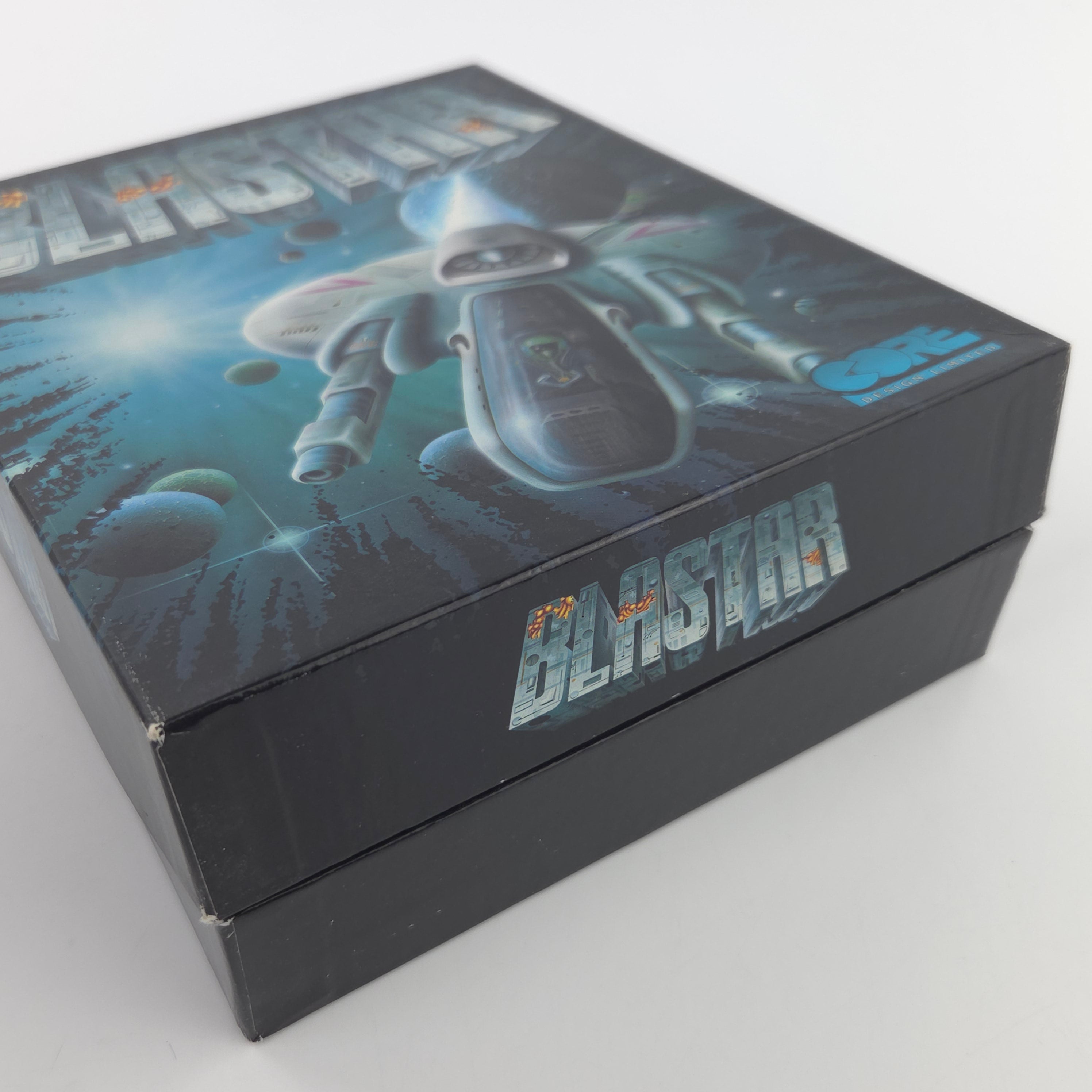 Amiga Spiel Blastar Core Design Big Box OVP PAL Diskette