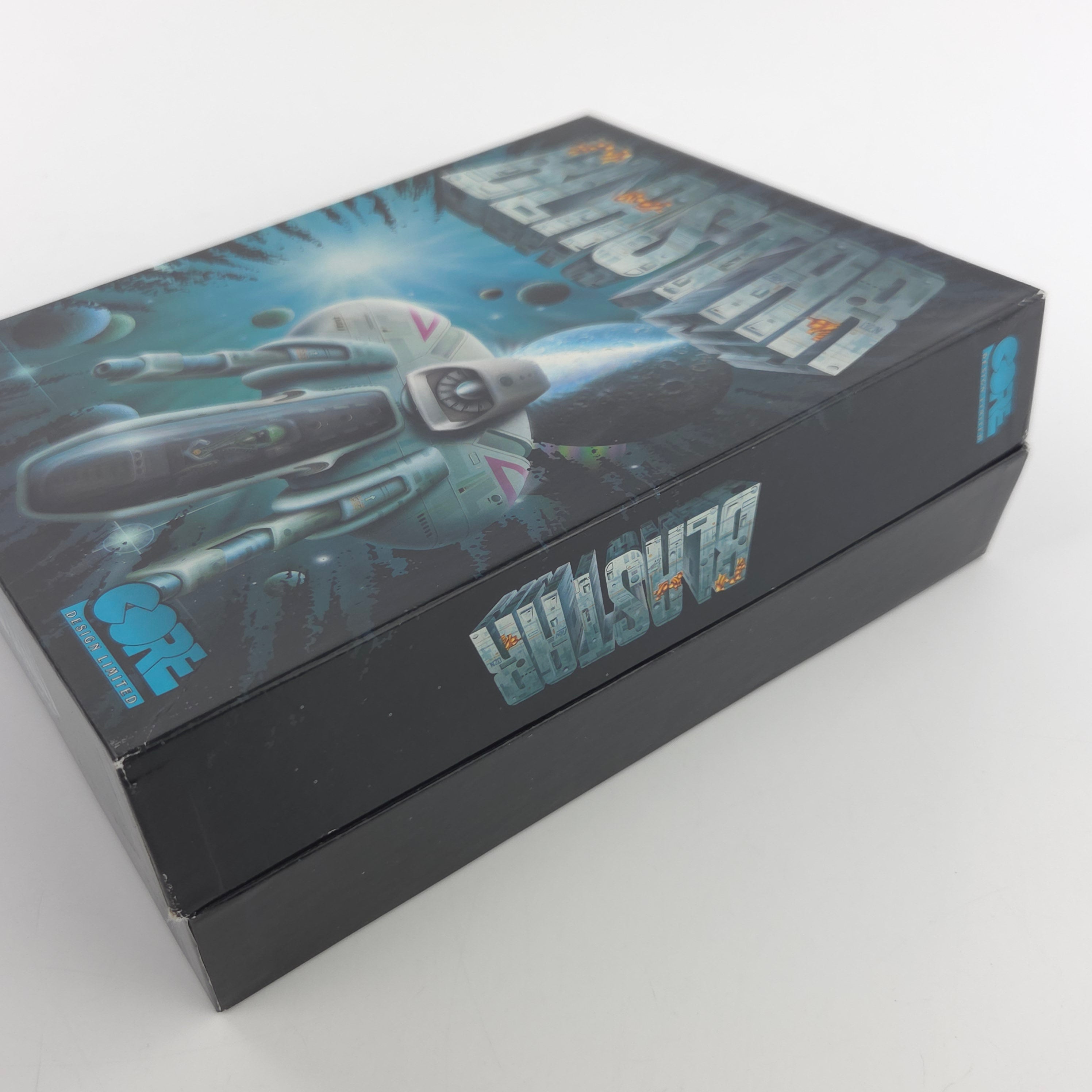Amiga Spiel Blastar Core Design Big Box OVP PAL Diskette