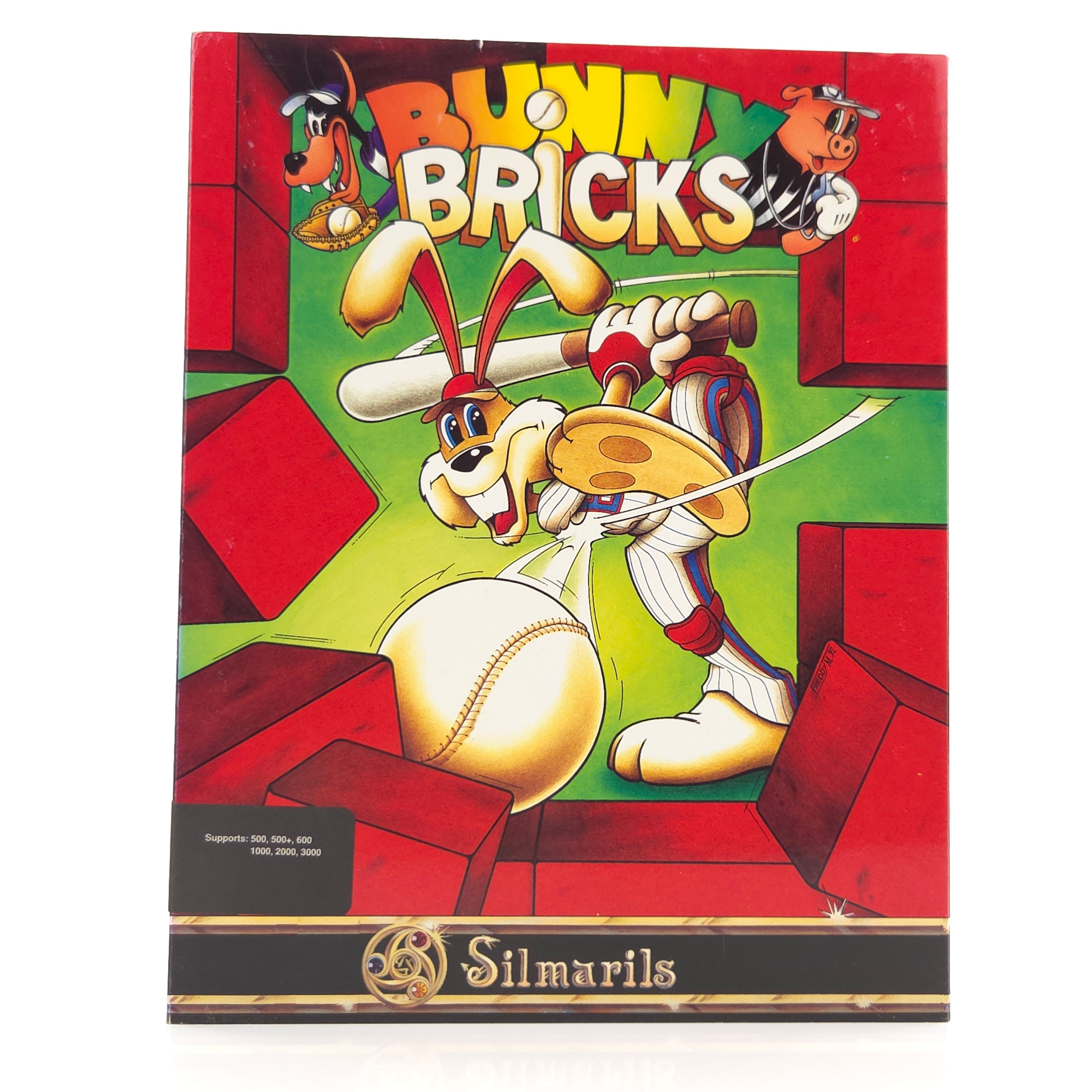 Amiga Spiel Bunny Bricks Big Box OVP PAL Silmarils 1992