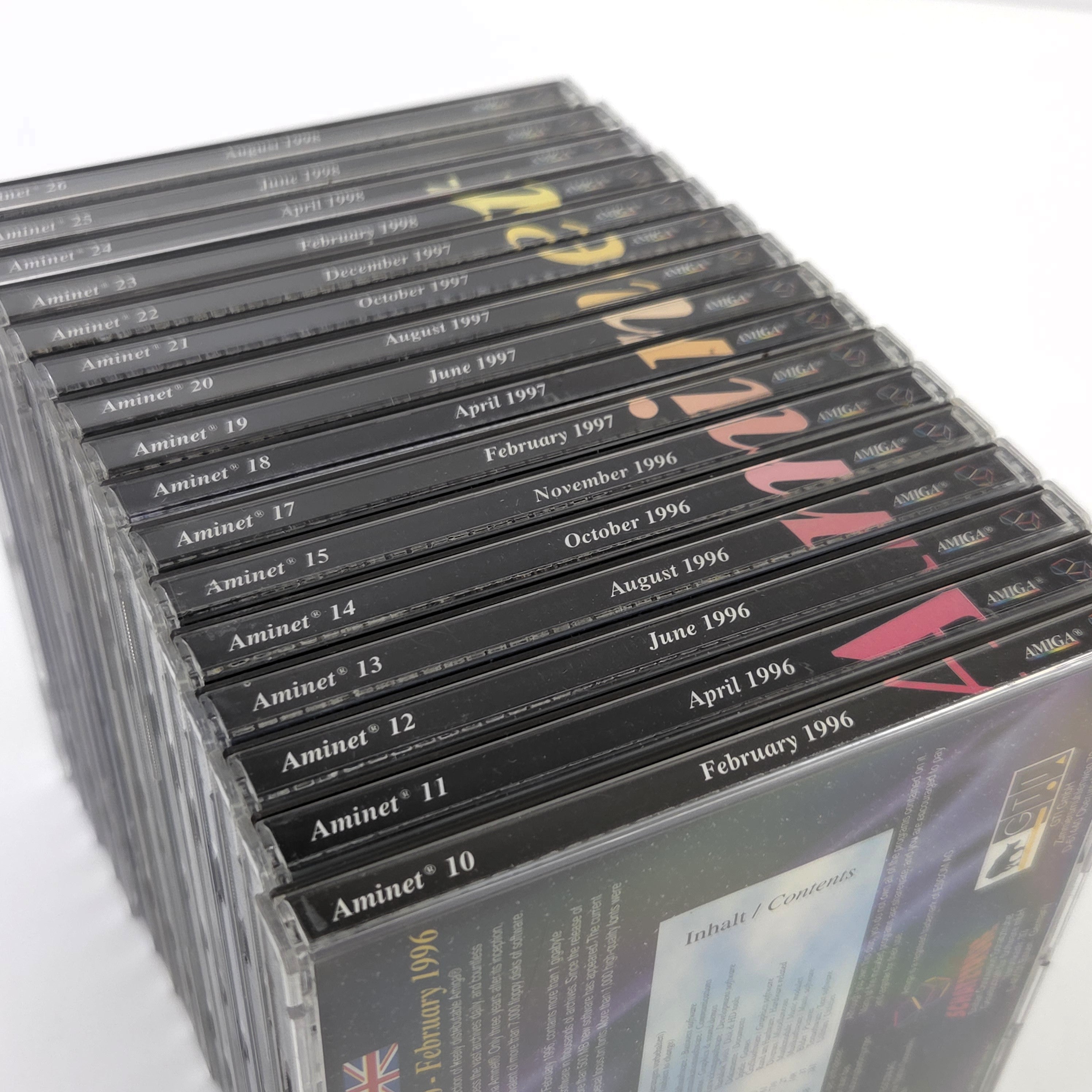 Commodore Amiga Spiel – CD Aminet Konvolut 16 CDs
