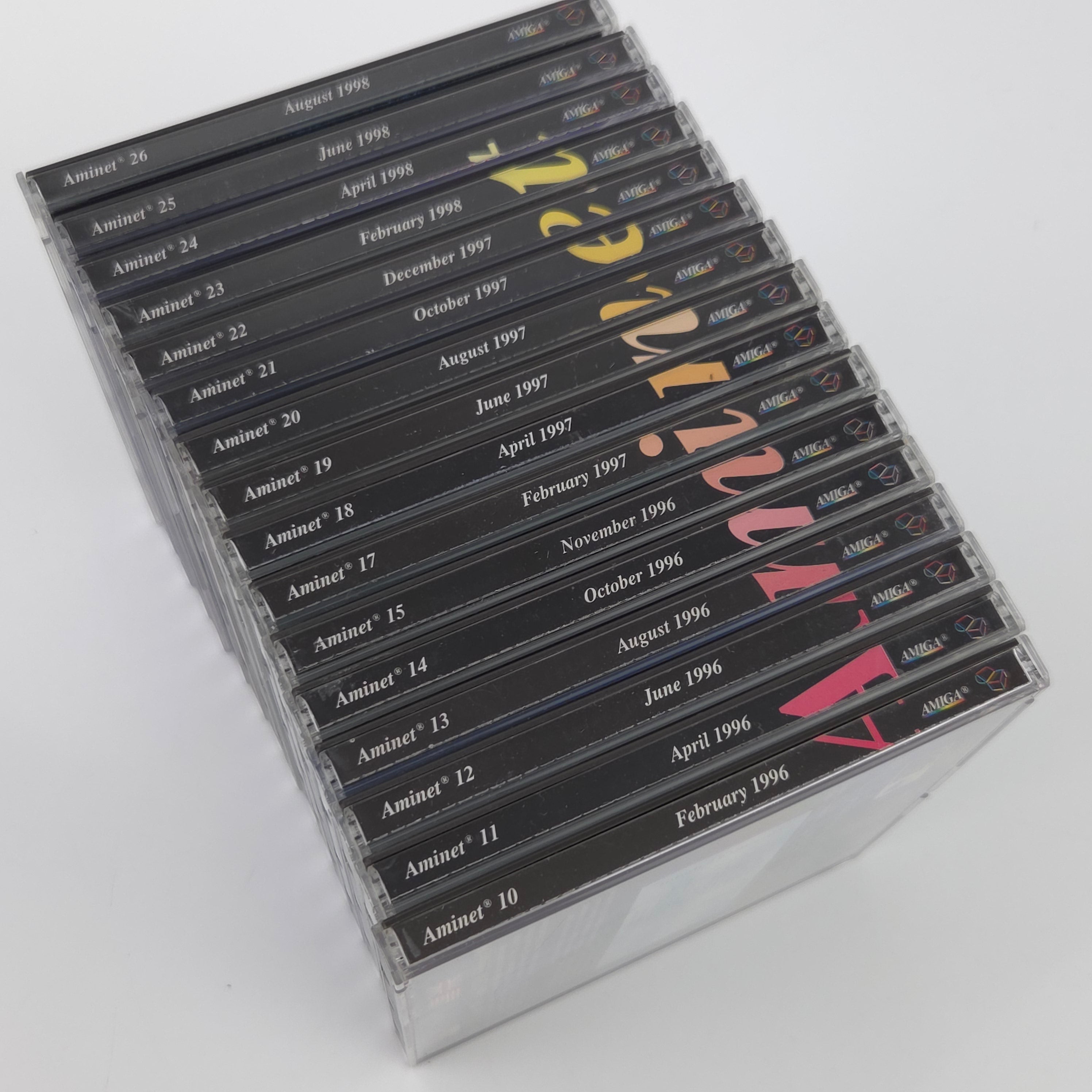 Commodore Amiga Spiel – CD Aminet Konvolut 16 CDs