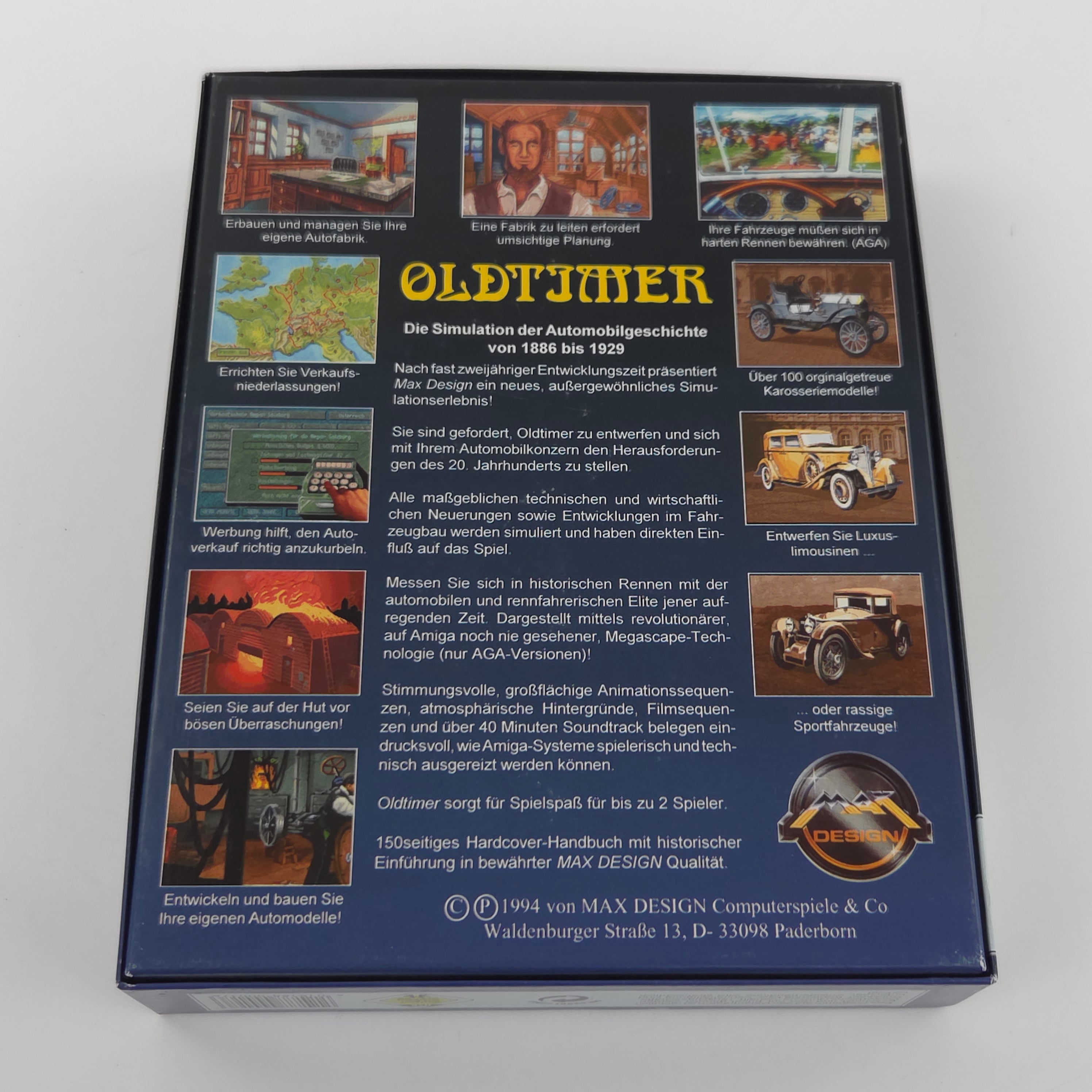 Amiga CD Spiel Erlebte Geschichte II Oldtimer OVP PAL
