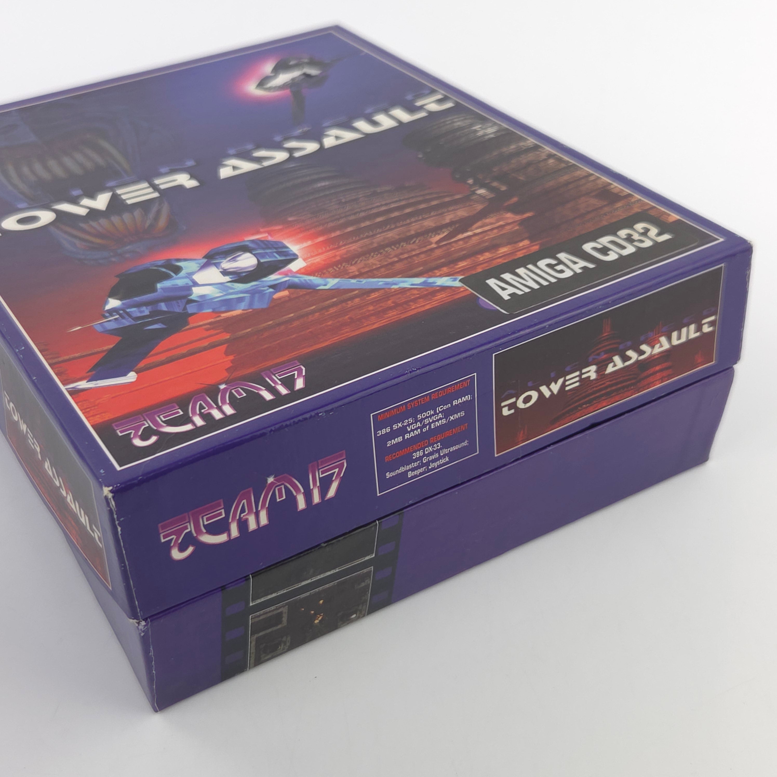 Amiga CD32 Spiel Alien Breed Tower Assault Big Box OVP