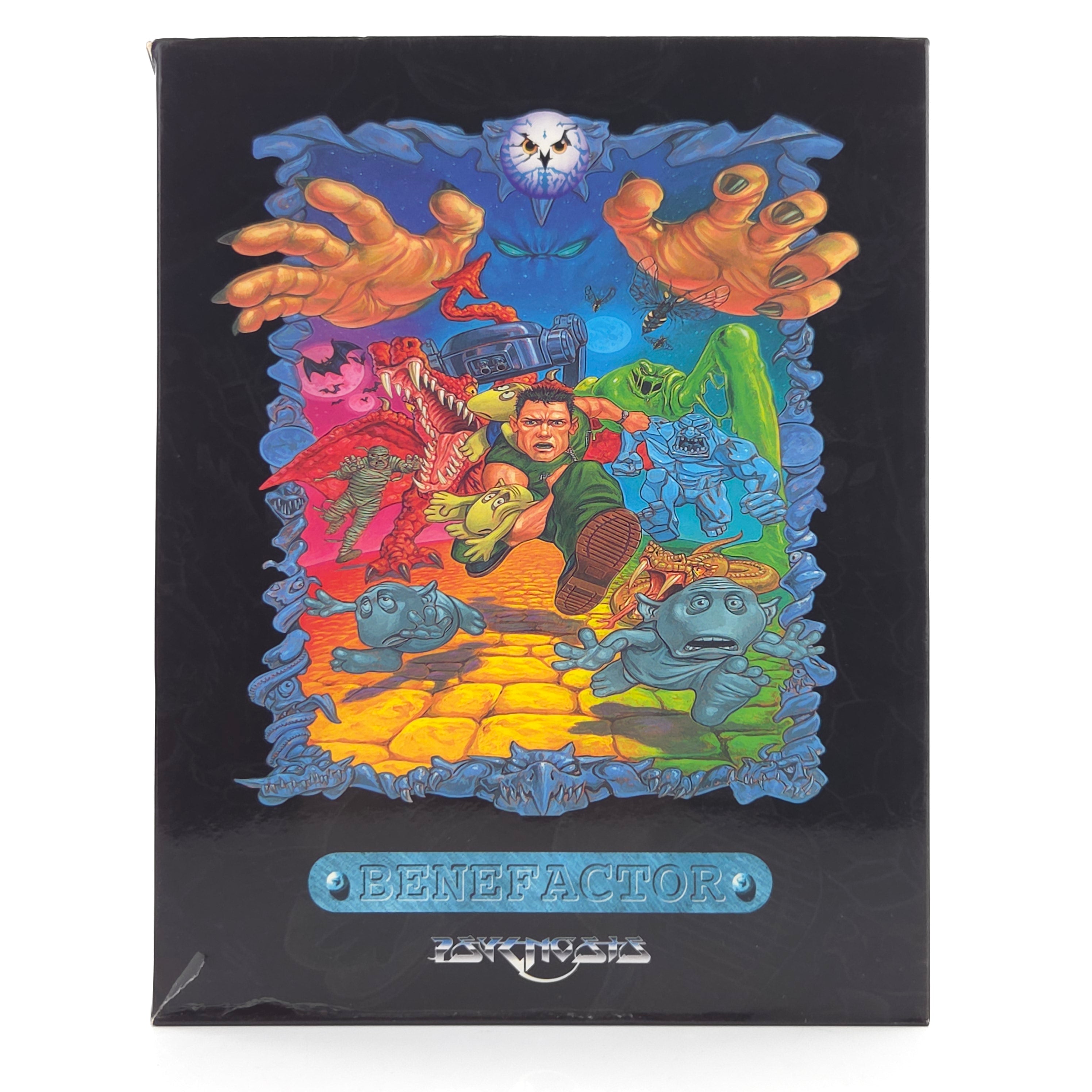 Amiga CD32 Spiel Benefactor Big Box OVP PAL Psygnosis