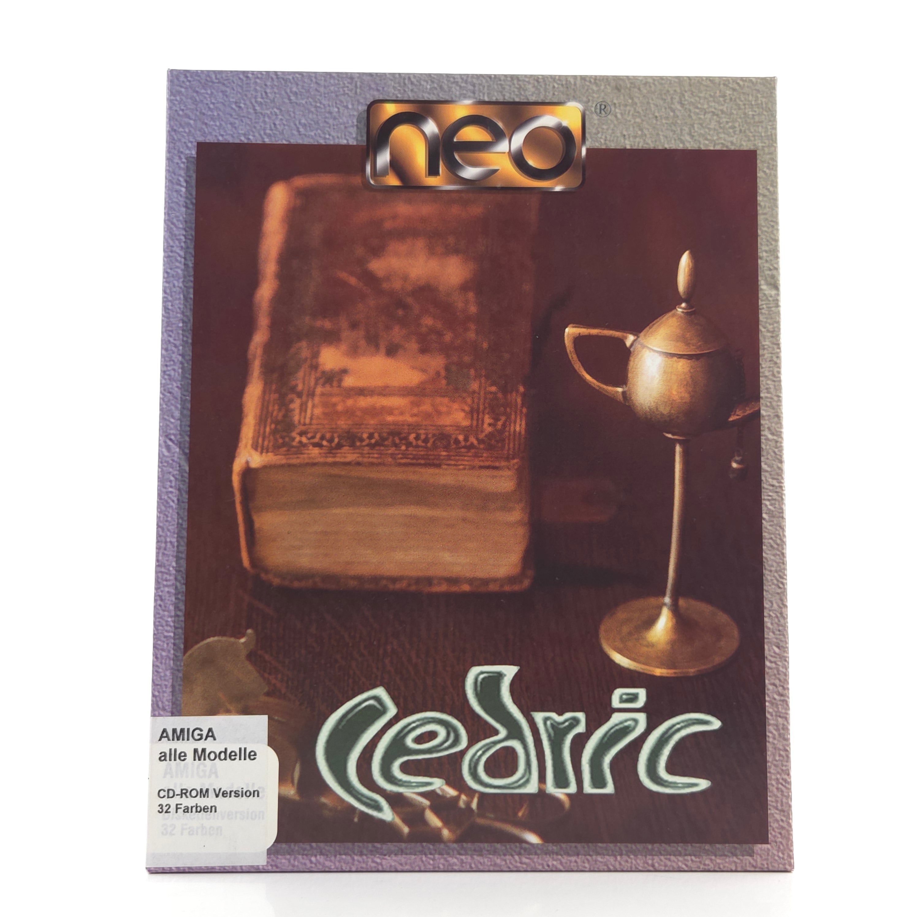 Amiga CD32 Spiel Cedric Big Box OVP PAL NEO 1996