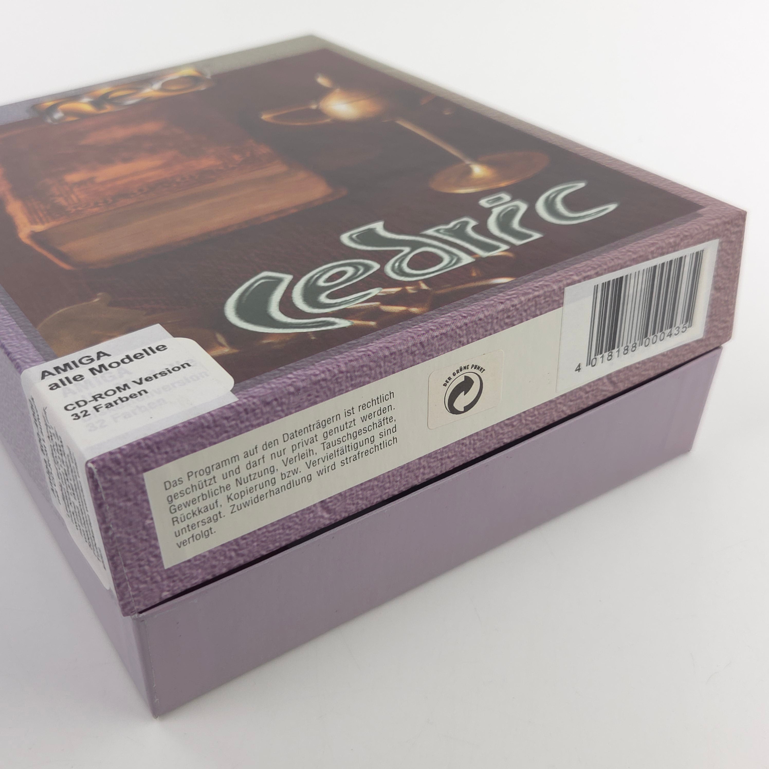 Amiga CD32 Spiel Cedric Big Box OVP PAL NEO 1996
