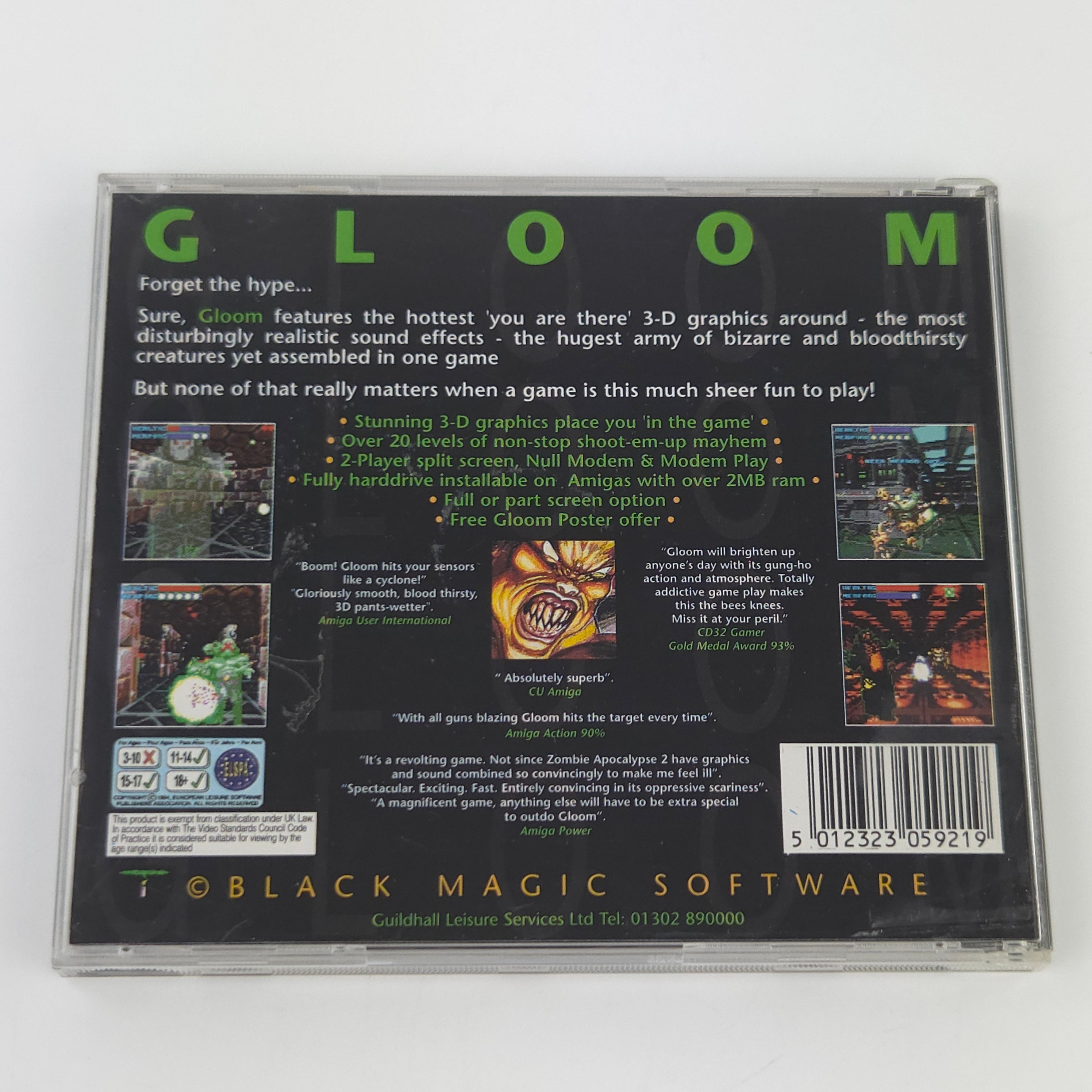 Commodore Amiga CD32 Spiel – Gloom (OVP PAL)