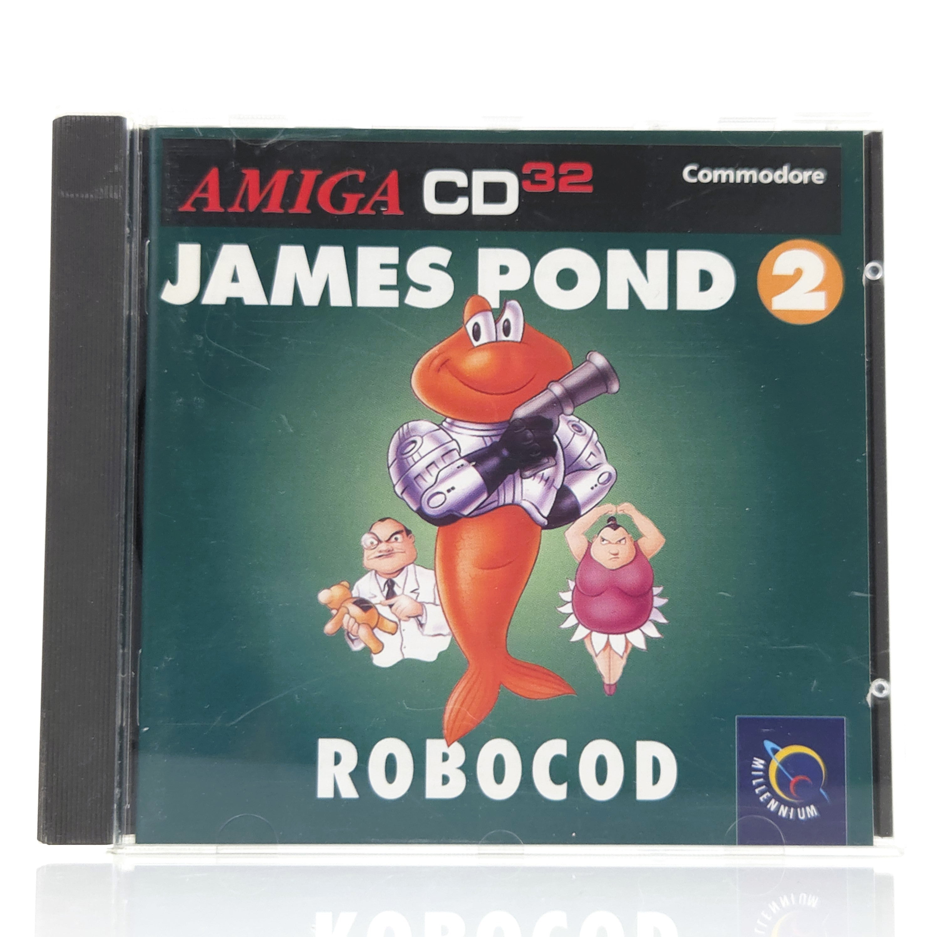 Commodore Amiga CD32 Spiel – James Pond 2 Robocod (OVP)