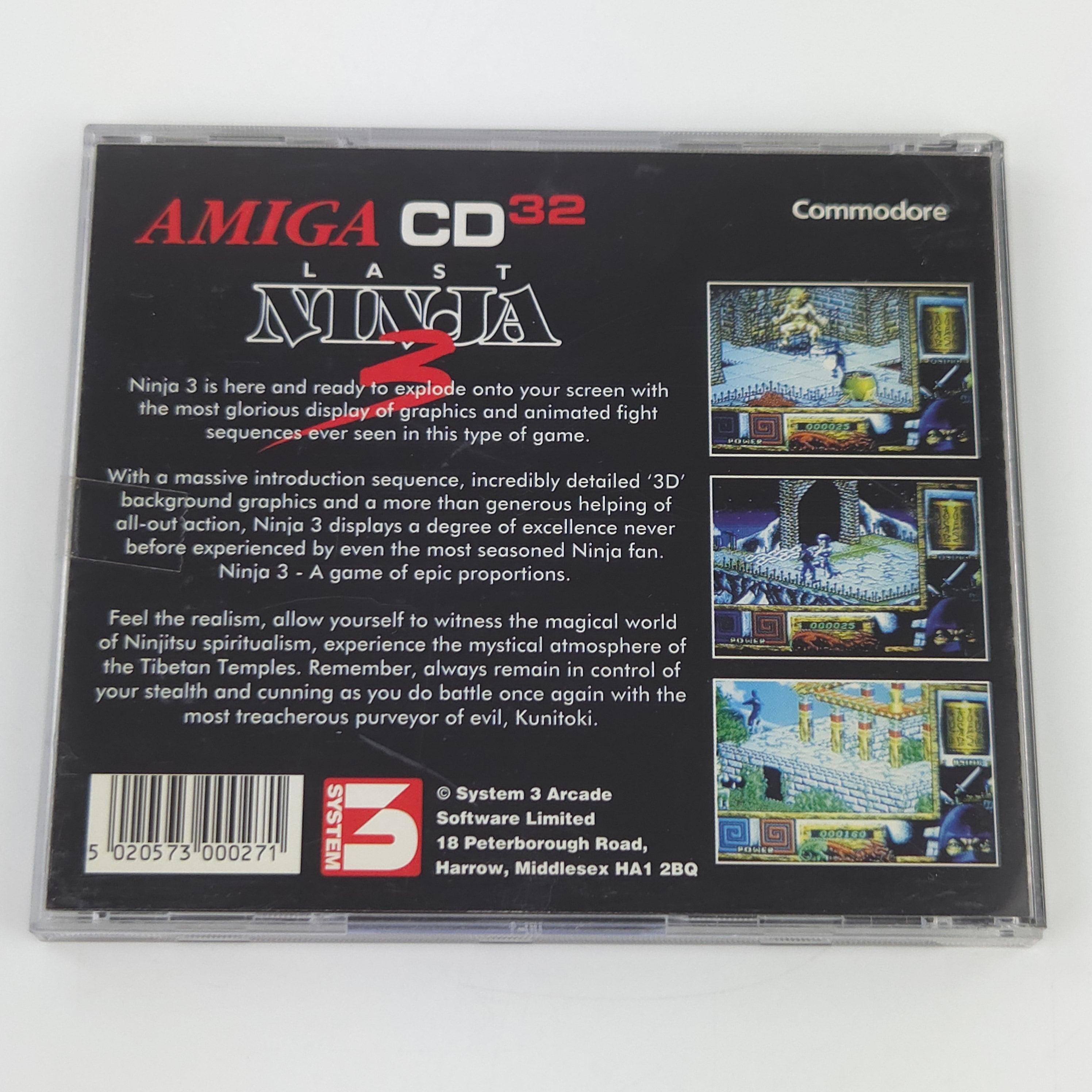 Commodore Amiga CD32 Spiel – Last Ninja 3 (OVP PAL)