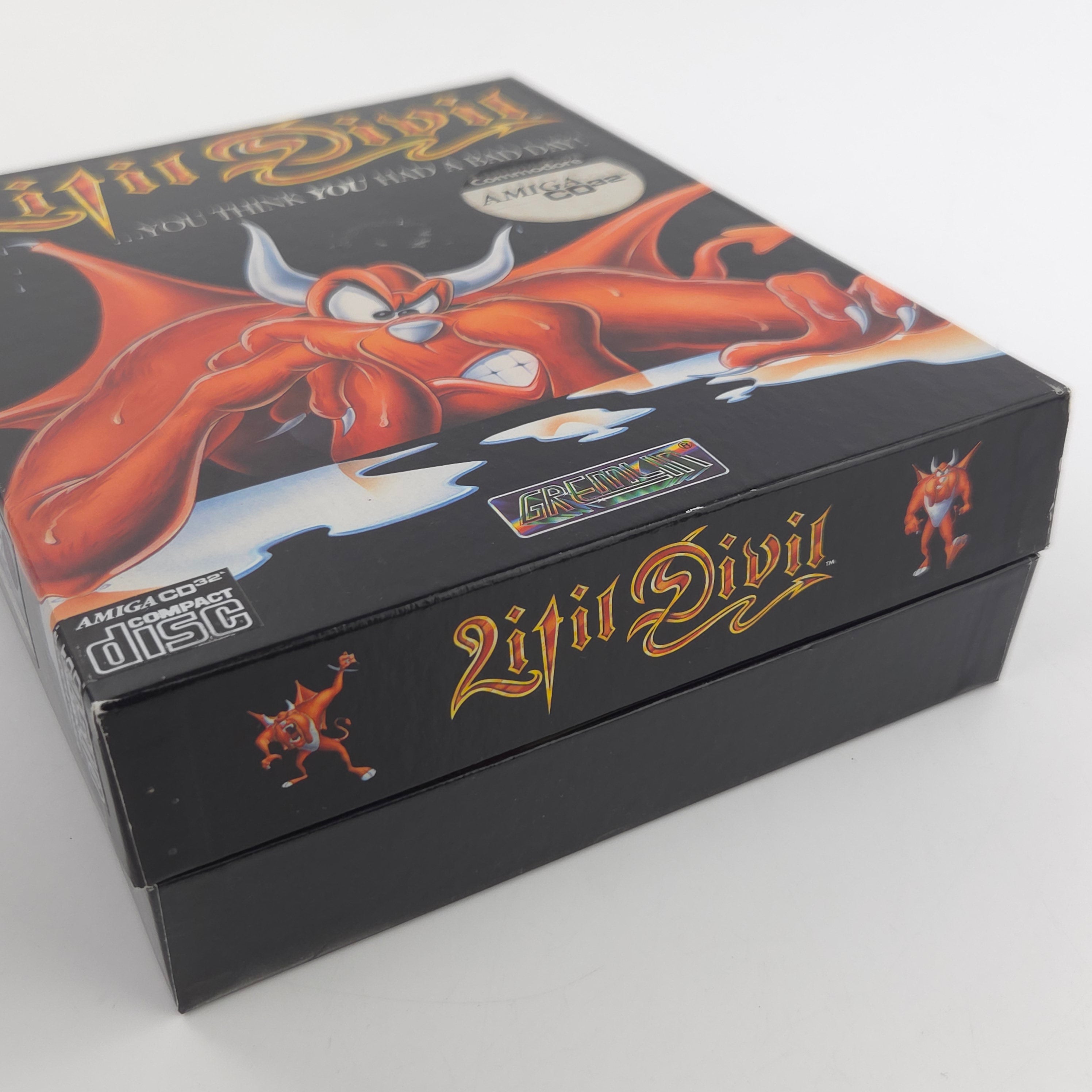 Amiga CD32 Spiel Litil Divil Big Box OVP PAL Gremlin