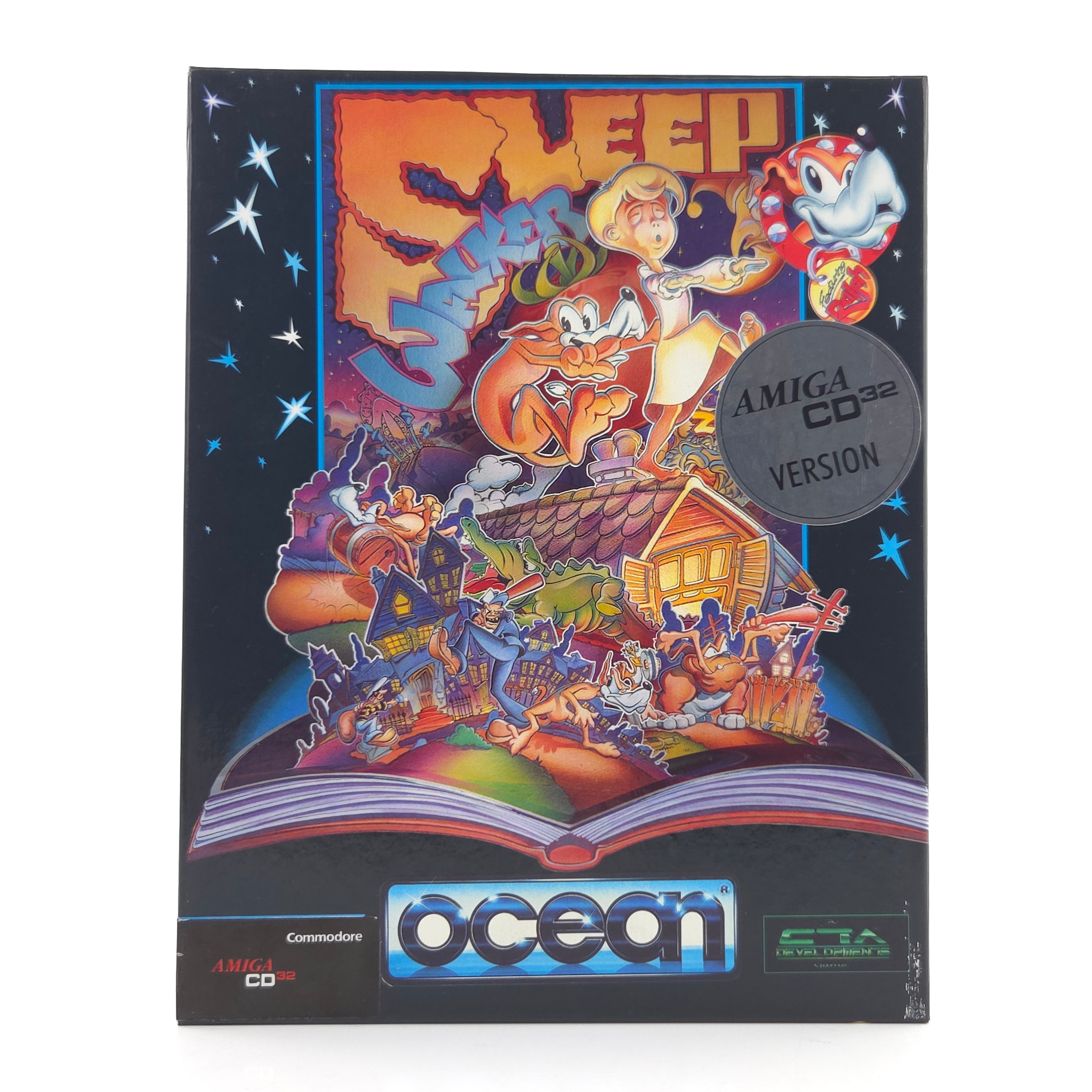 Amiga CD32 Spiel Sleep Walker Big Box OVP PAL Ocean