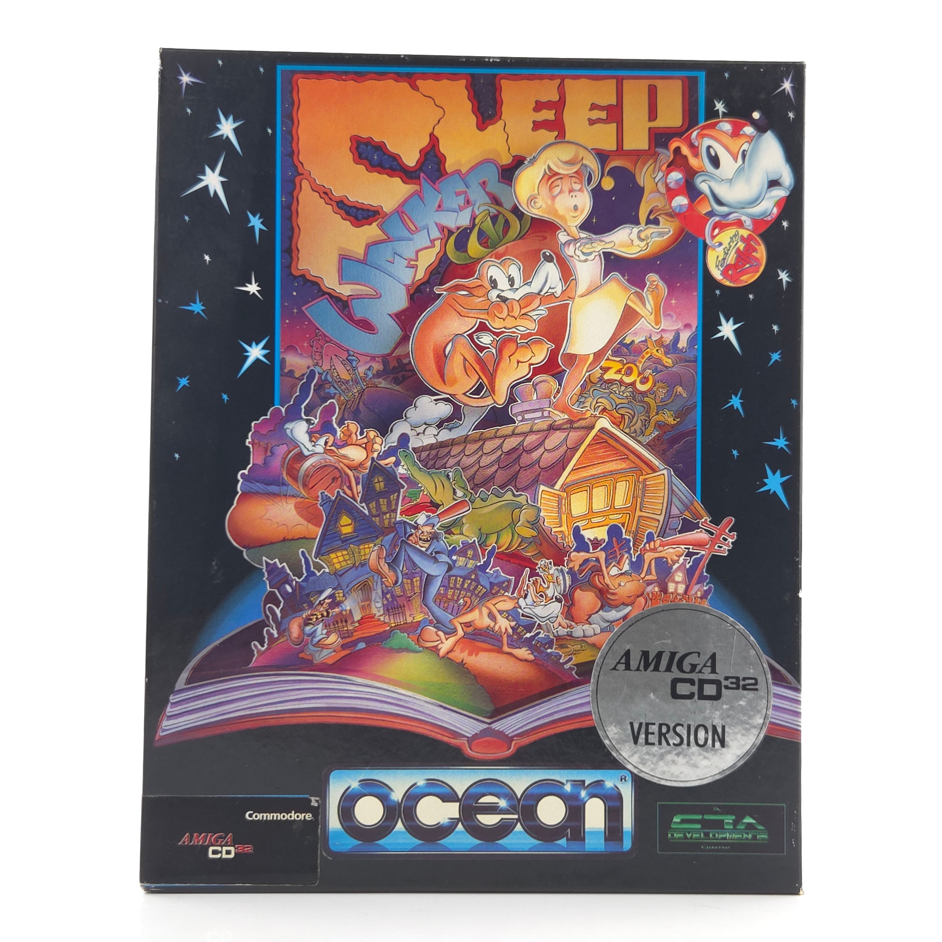 Amiga CD32 Spiel Sleep Walker OVP PAL Ocean 1993