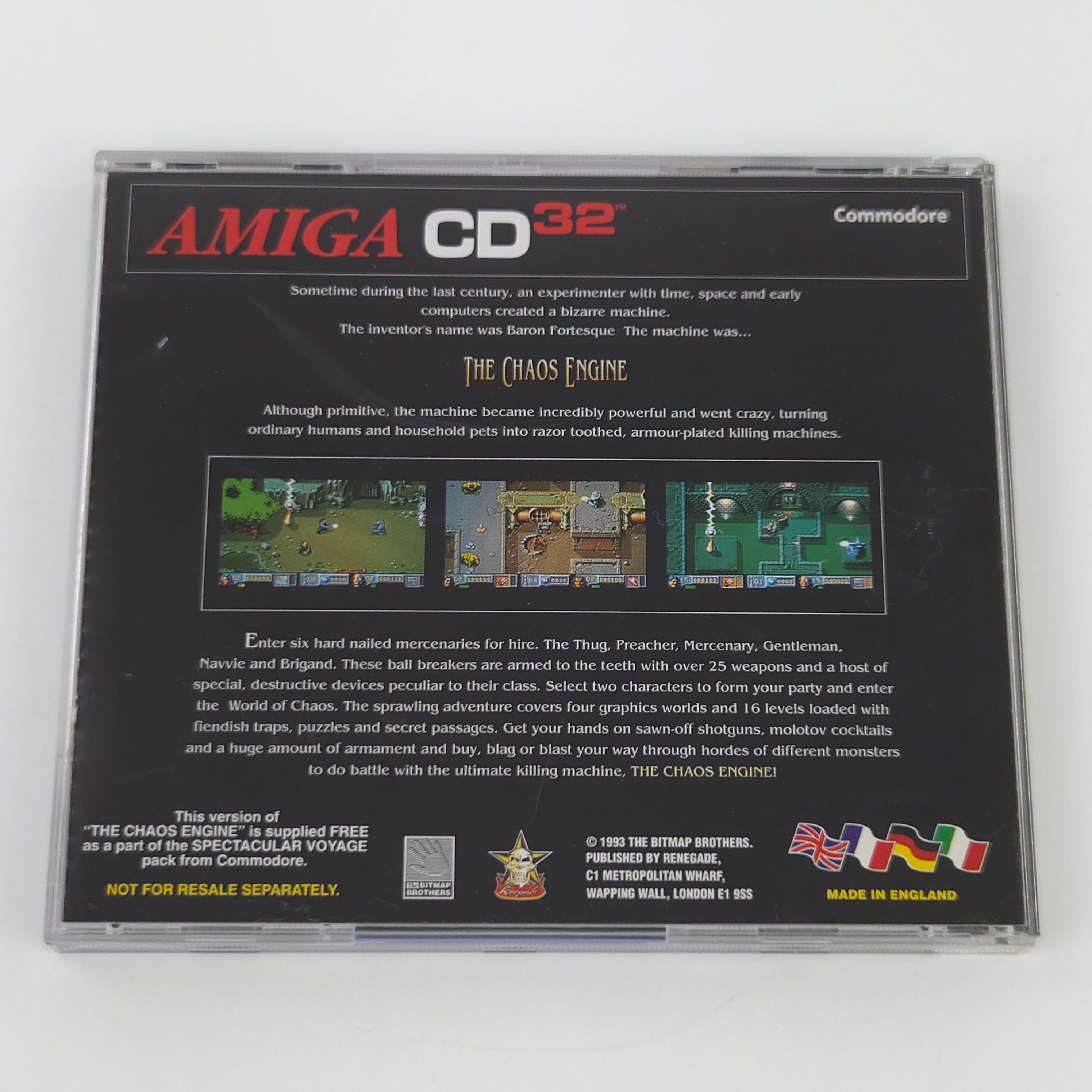 Commodore Amiga CD32 Spiel – The Chaos Engine (OVP)