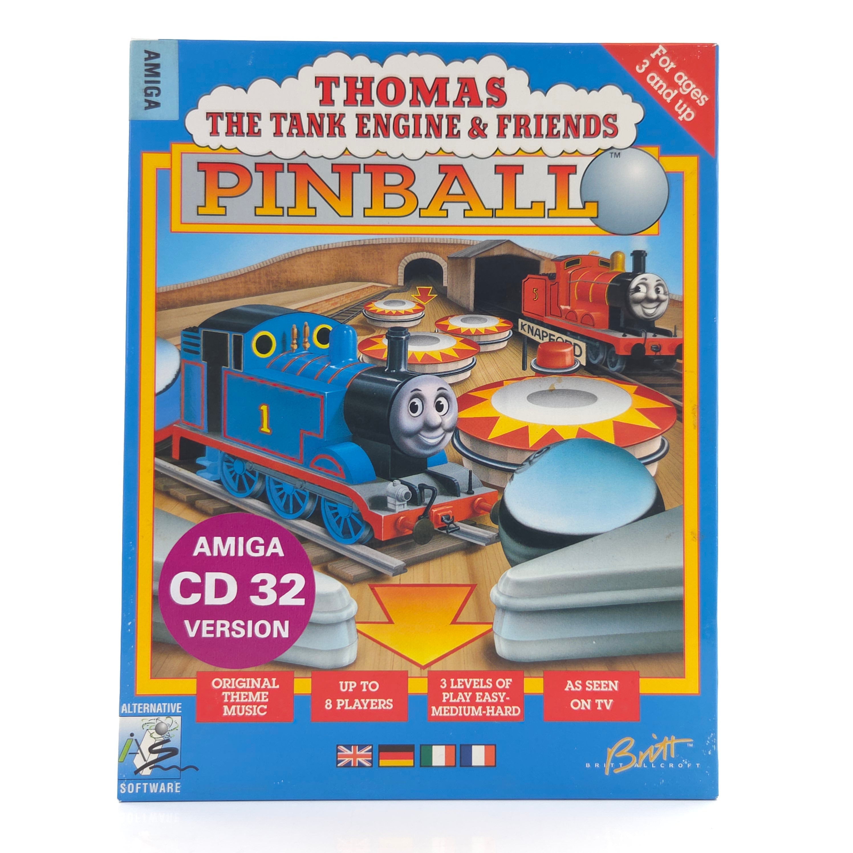 Amiga CD32 Spiel Thomas Tank Engine Pinball OVP PAL